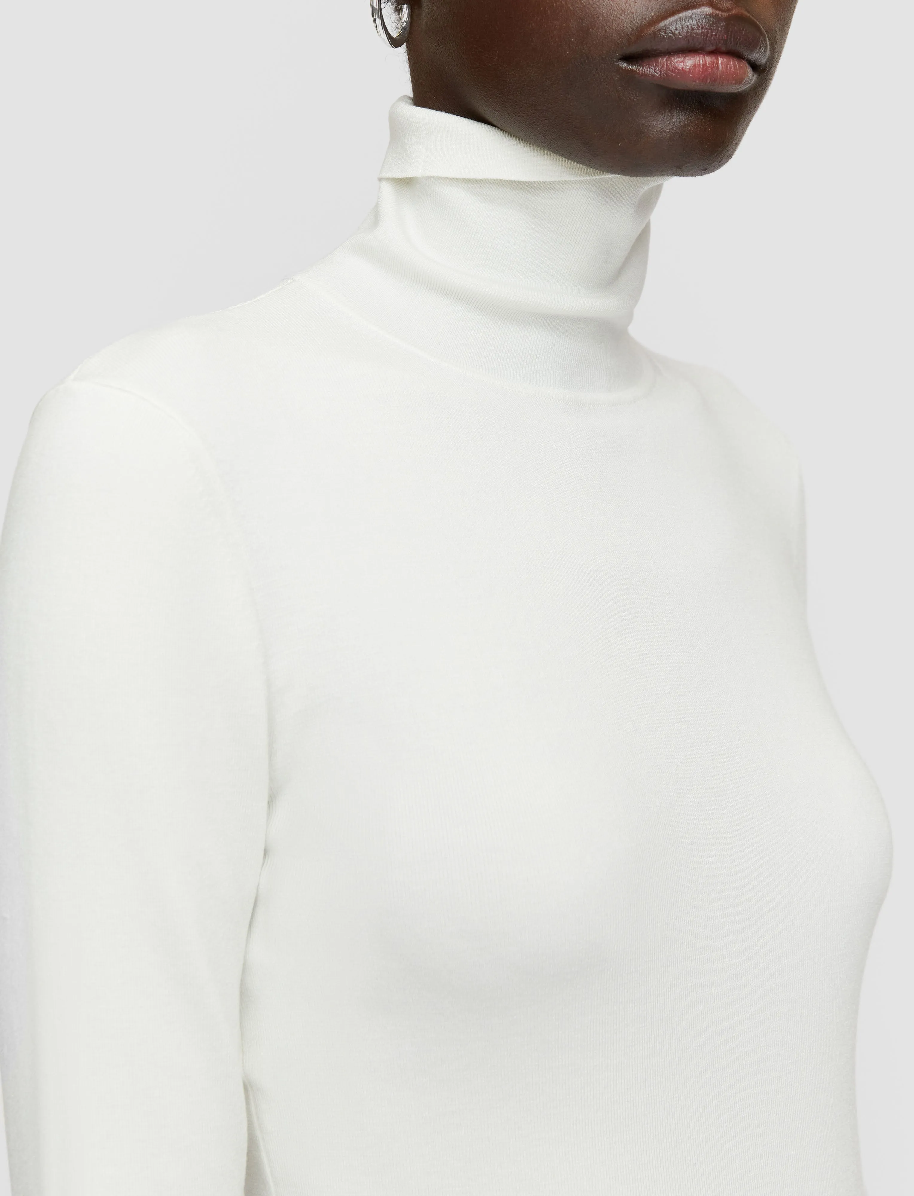 Silk Stretch High Neck Top sold by Joseph product image thumbnail 5
