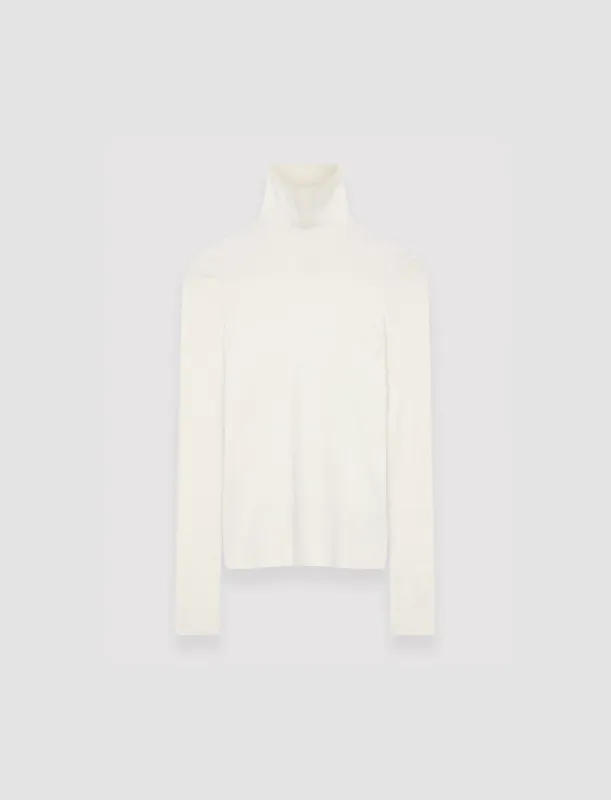 Silk Stretch High Neck Top sold by Joseph