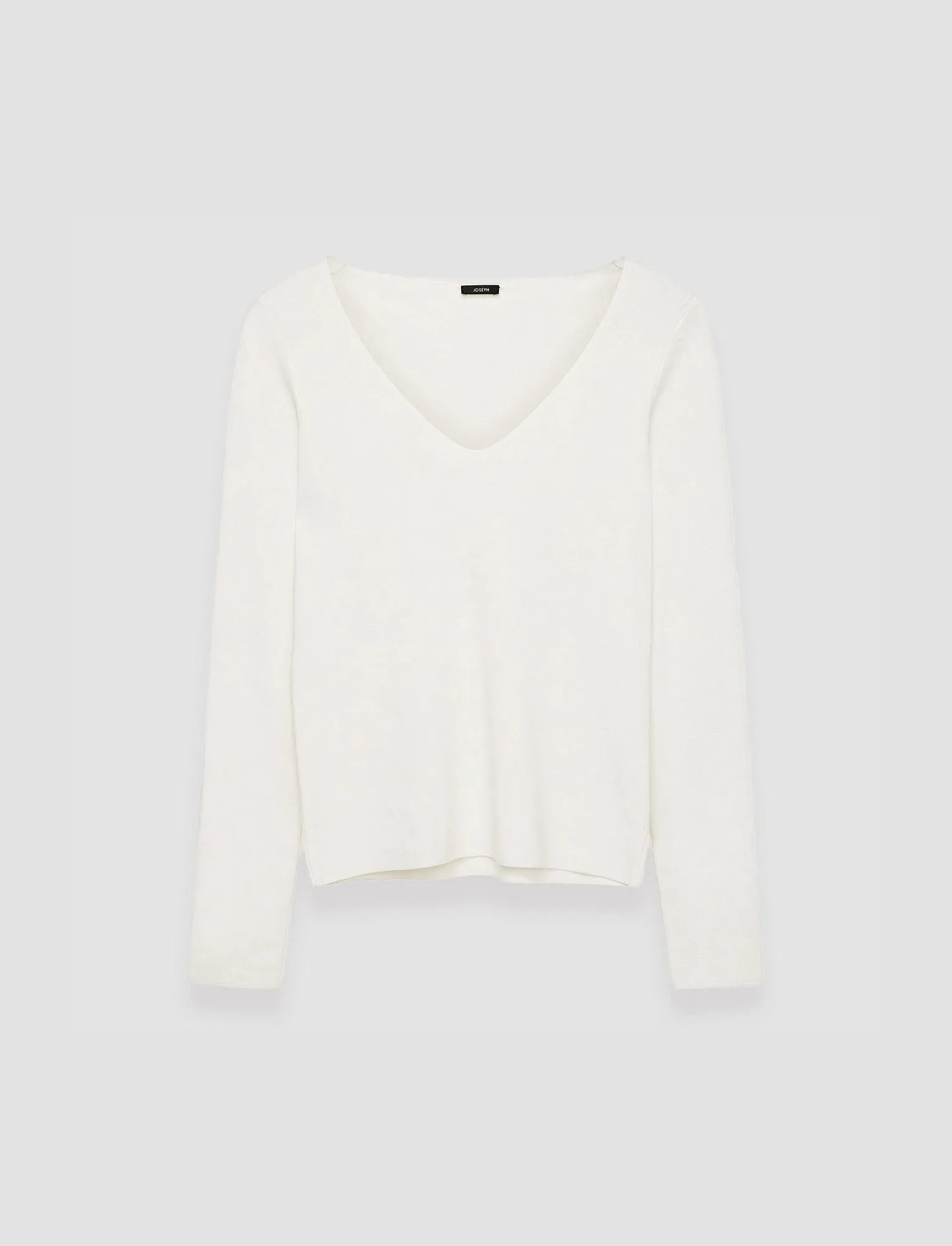 Silk Stretch V Neck Top sold by Joseph