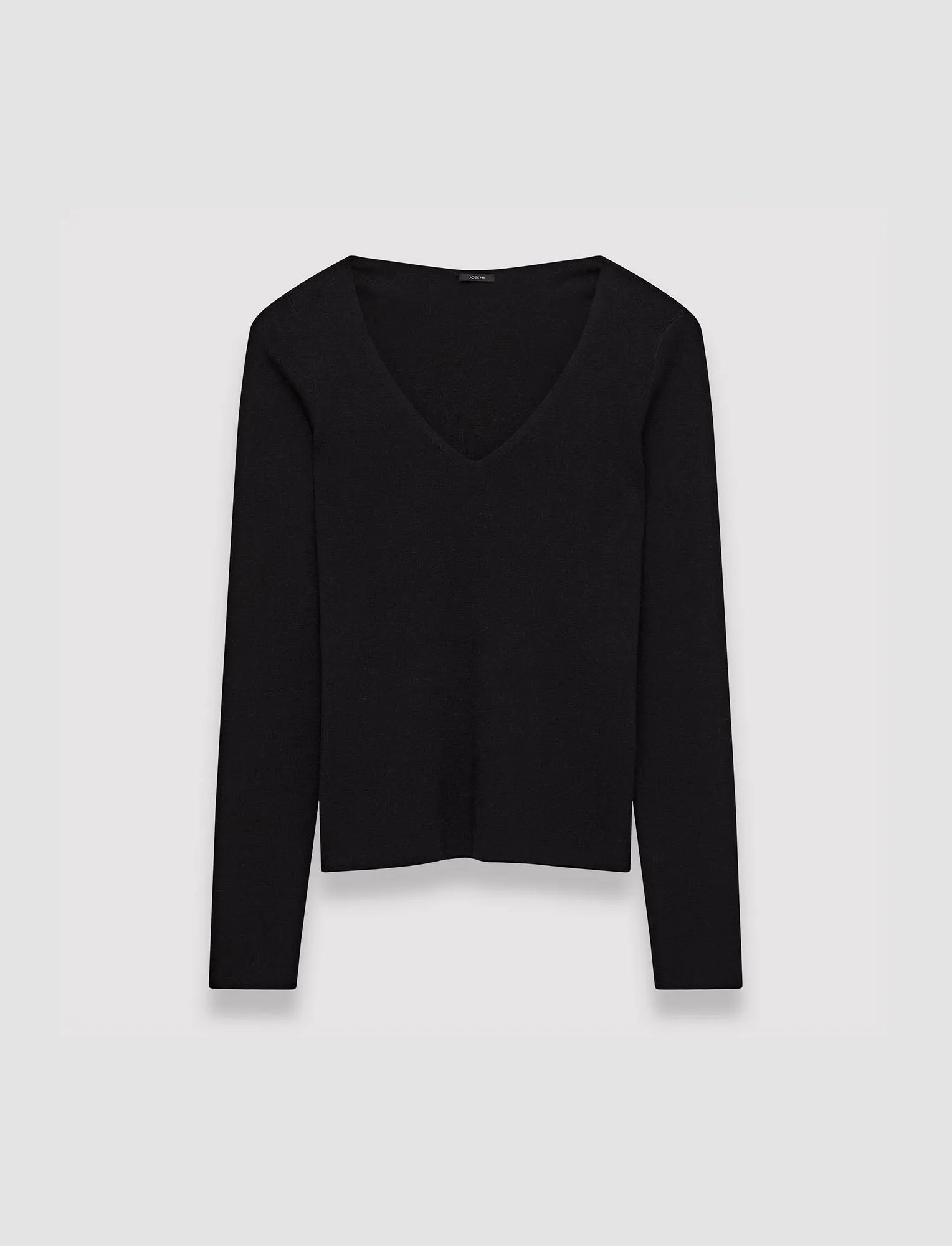 Silk Stretch V Neck Top sold by Joseph