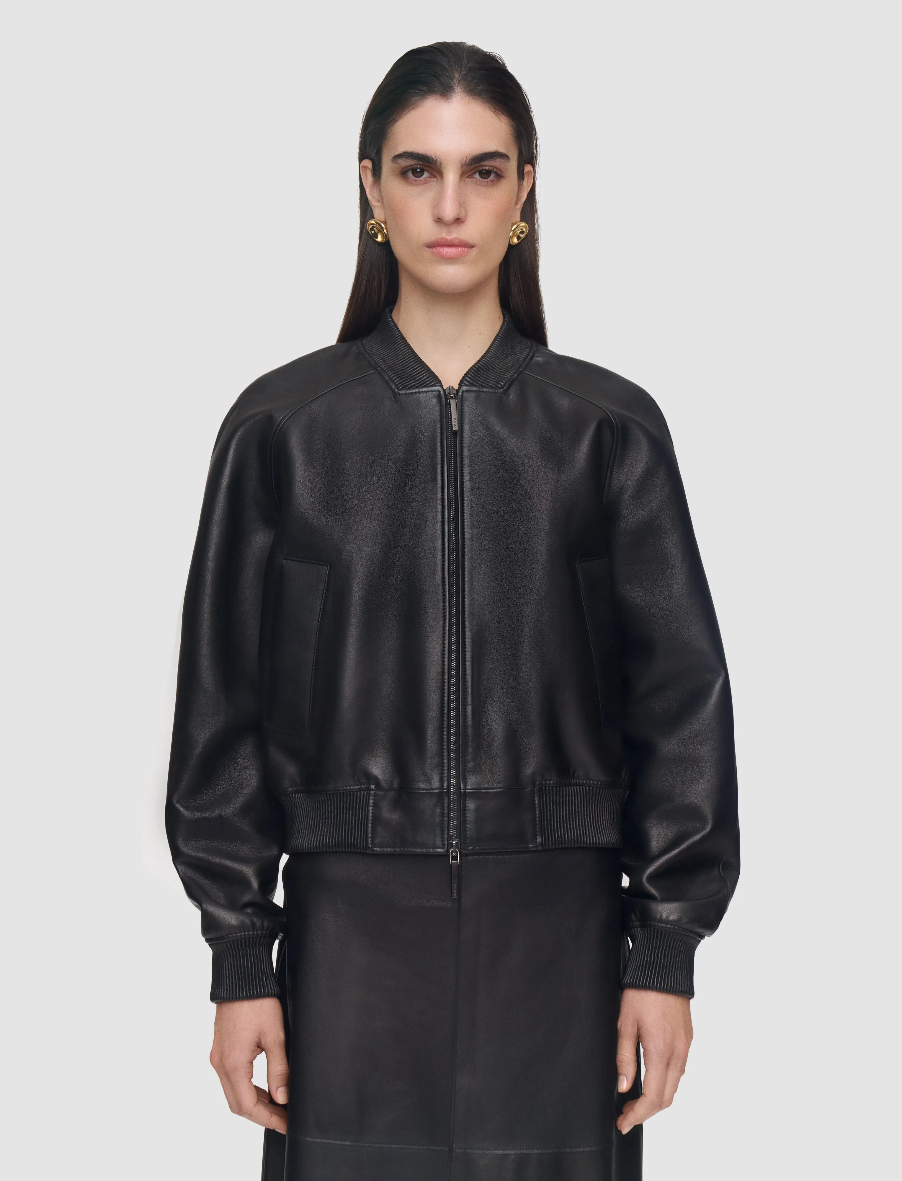 Quinn Soft Nappa Leather Jacket sold by Joseph product image thumbnail 2