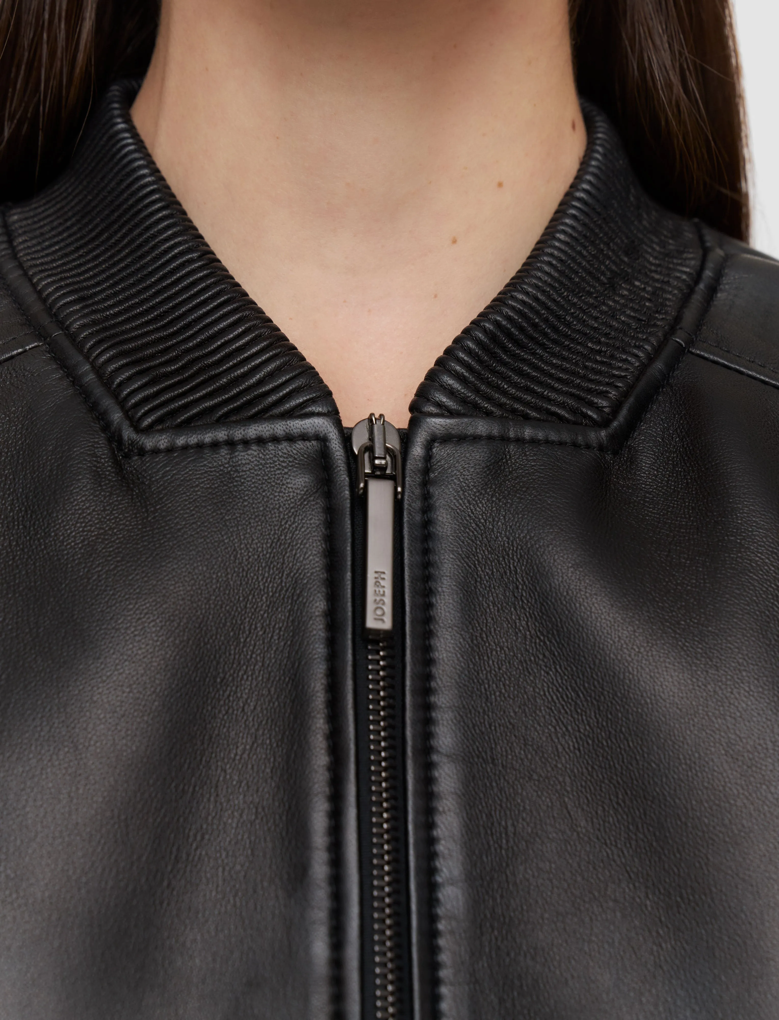 Quinn Soft Nappa Leather Jacket sold by Joseph product image thumbnail 5
