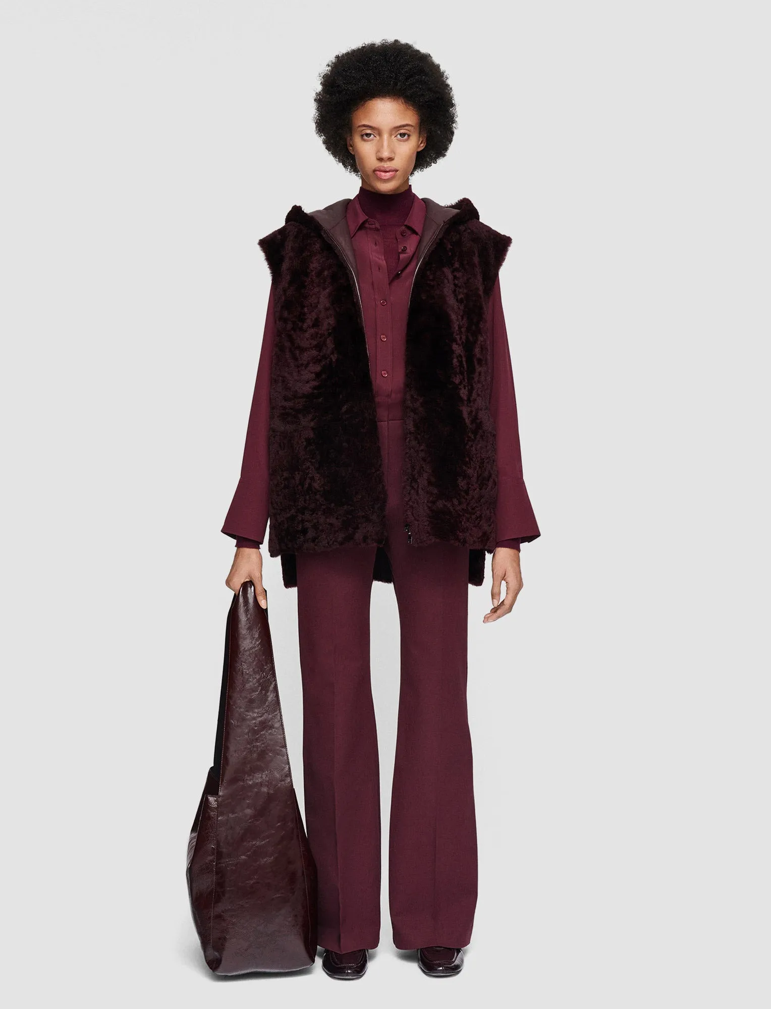 Dantec Reversible Shearling Gilet sold by Joseph product image thumbnail 2