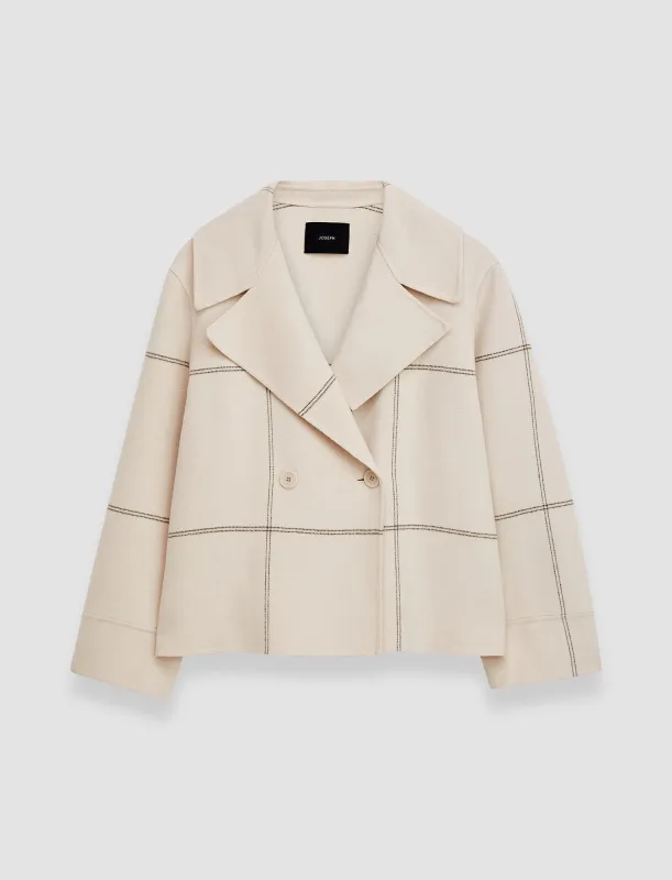 Double Face Tartan Rollet Jacket sold by Joseph