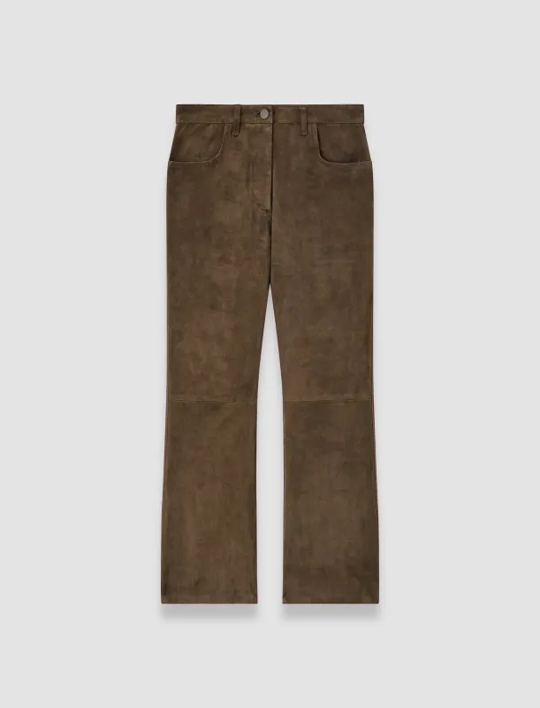 Duke Suede Stretch Trousers sold by Joseph