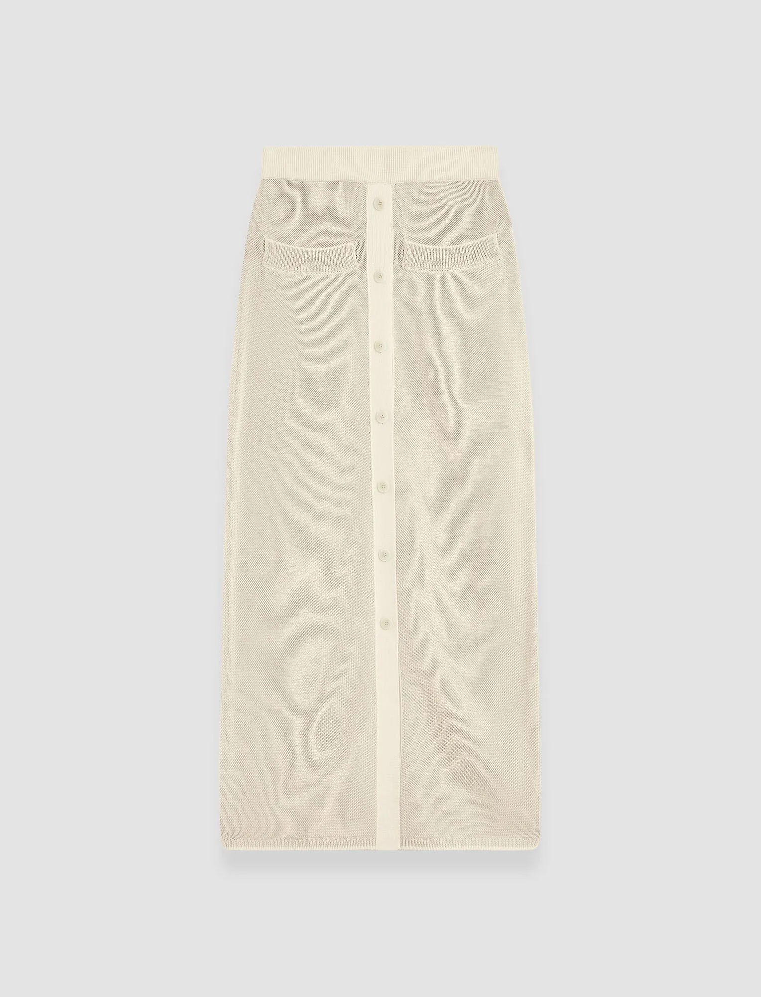 Micro Stripe Knit Skirt sold by Joseph