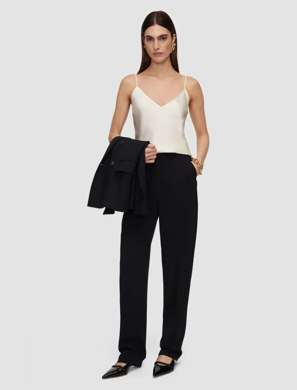 Clea Silk Satin Camisole made by Joseph