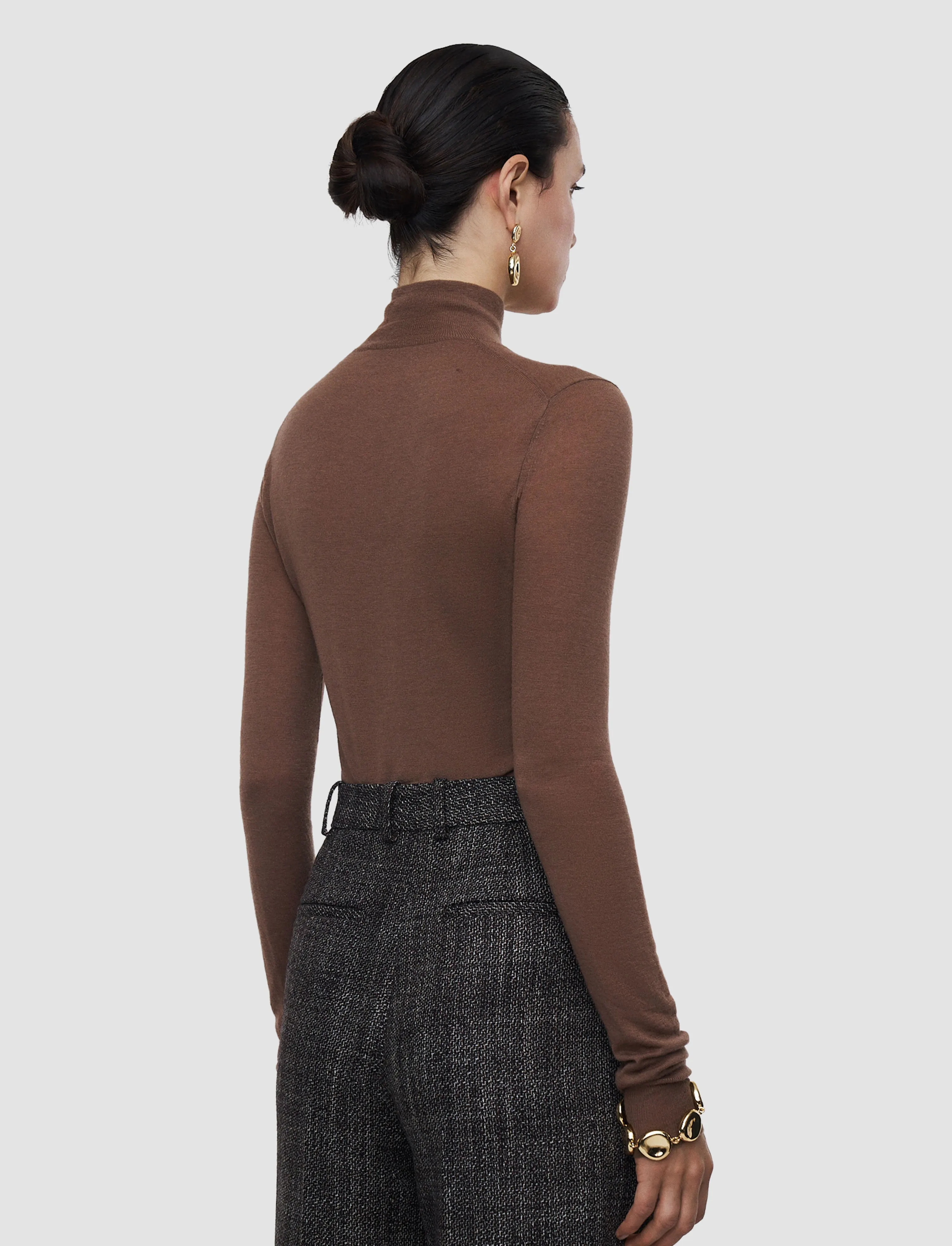 Hawley Textured Tailoring Wool Trousers sold by Joseph product image thumbnail 3