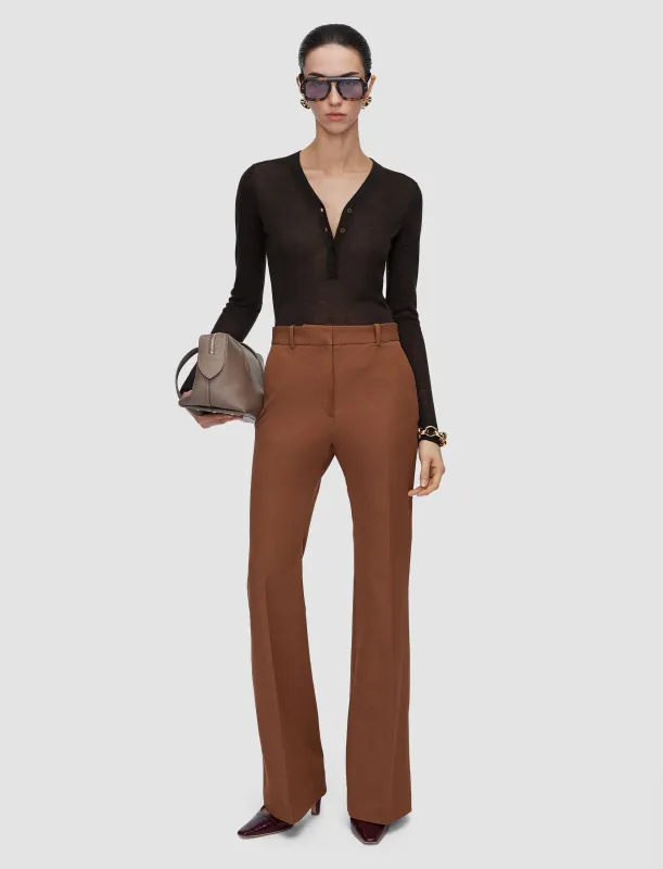 Tafira Gabardine Stretch Trousers sold by Joseph
