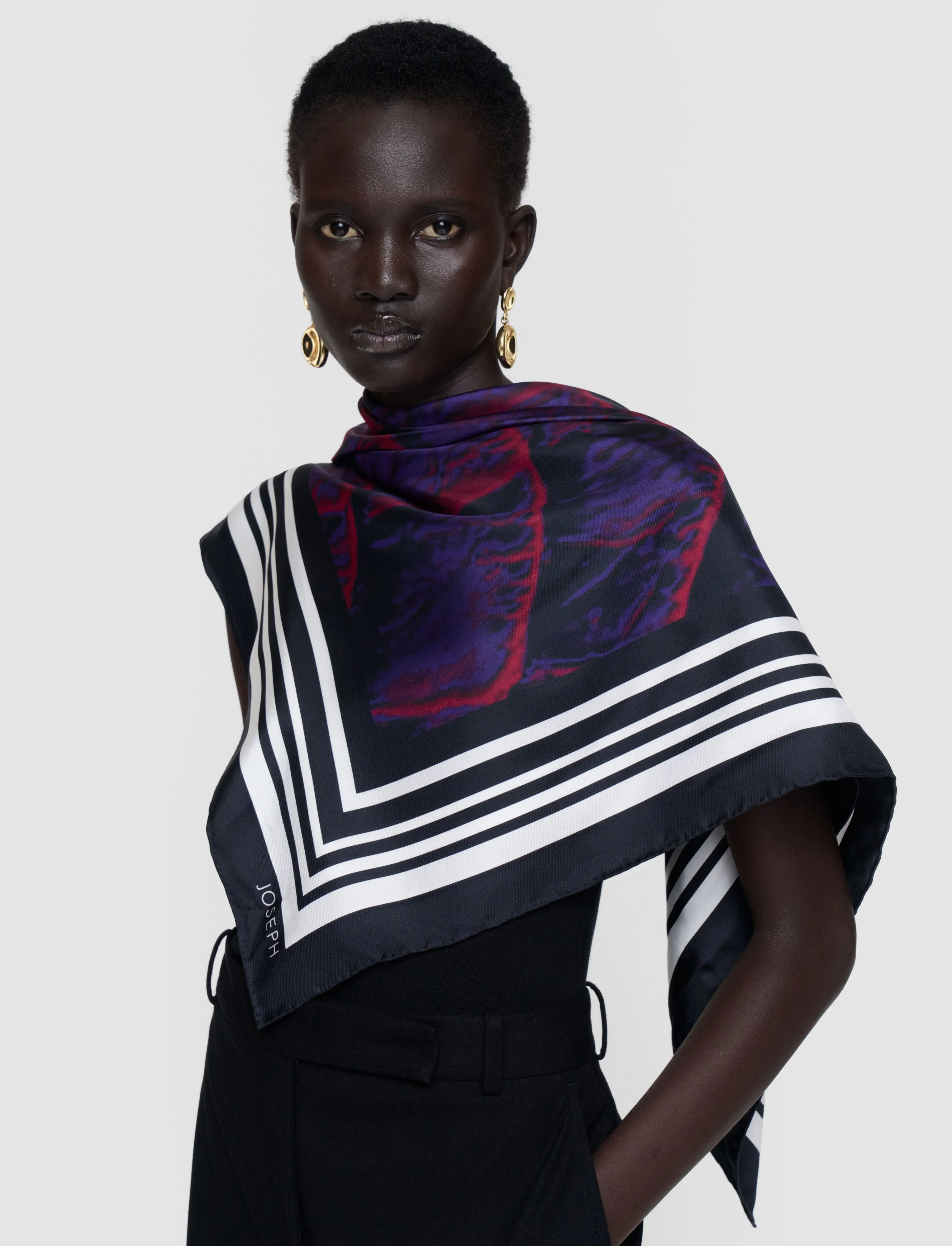 Zhara Silk Scarf sold by Joseph