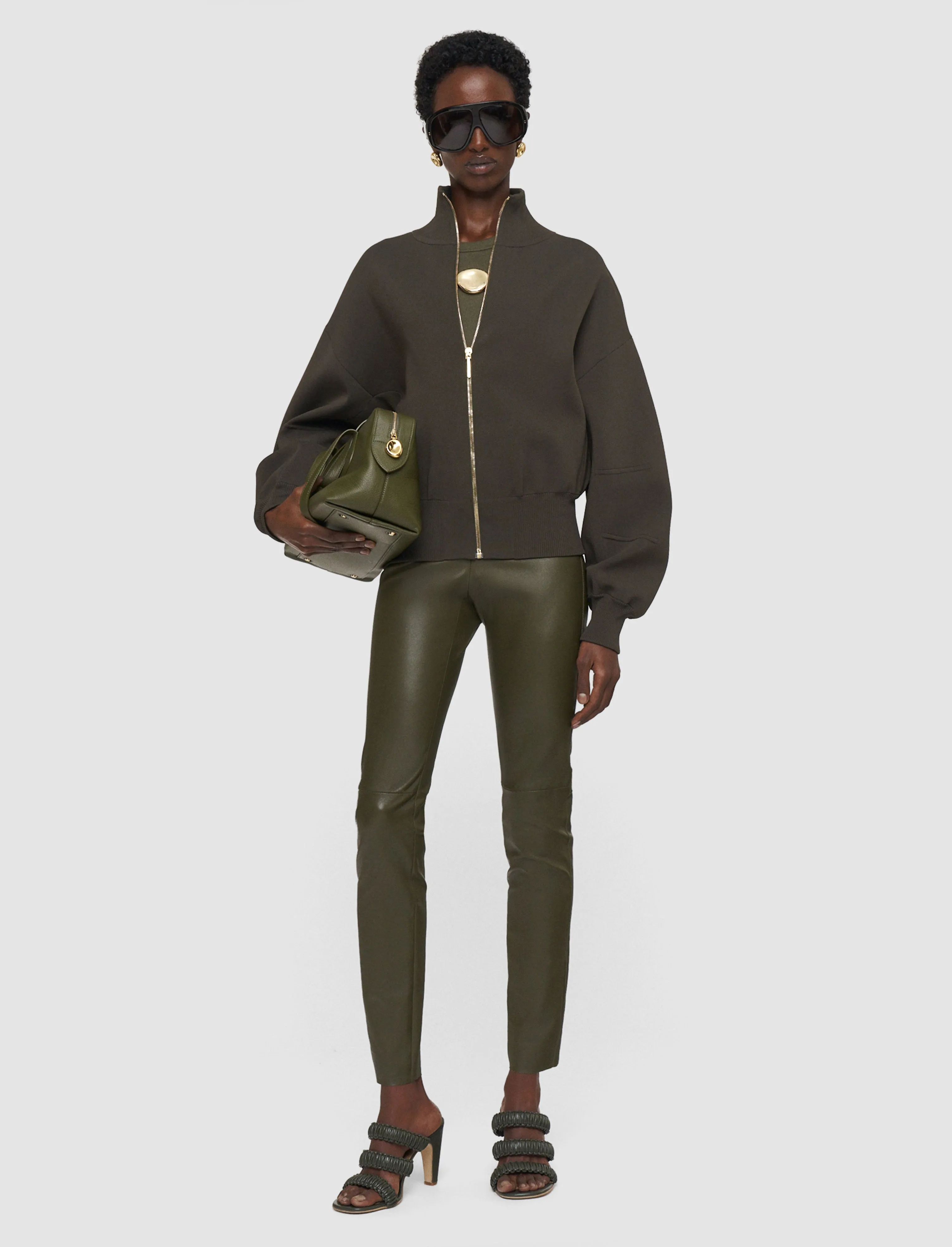 Leather Stretch Leggings sold by Joseph product image thumbnail 2