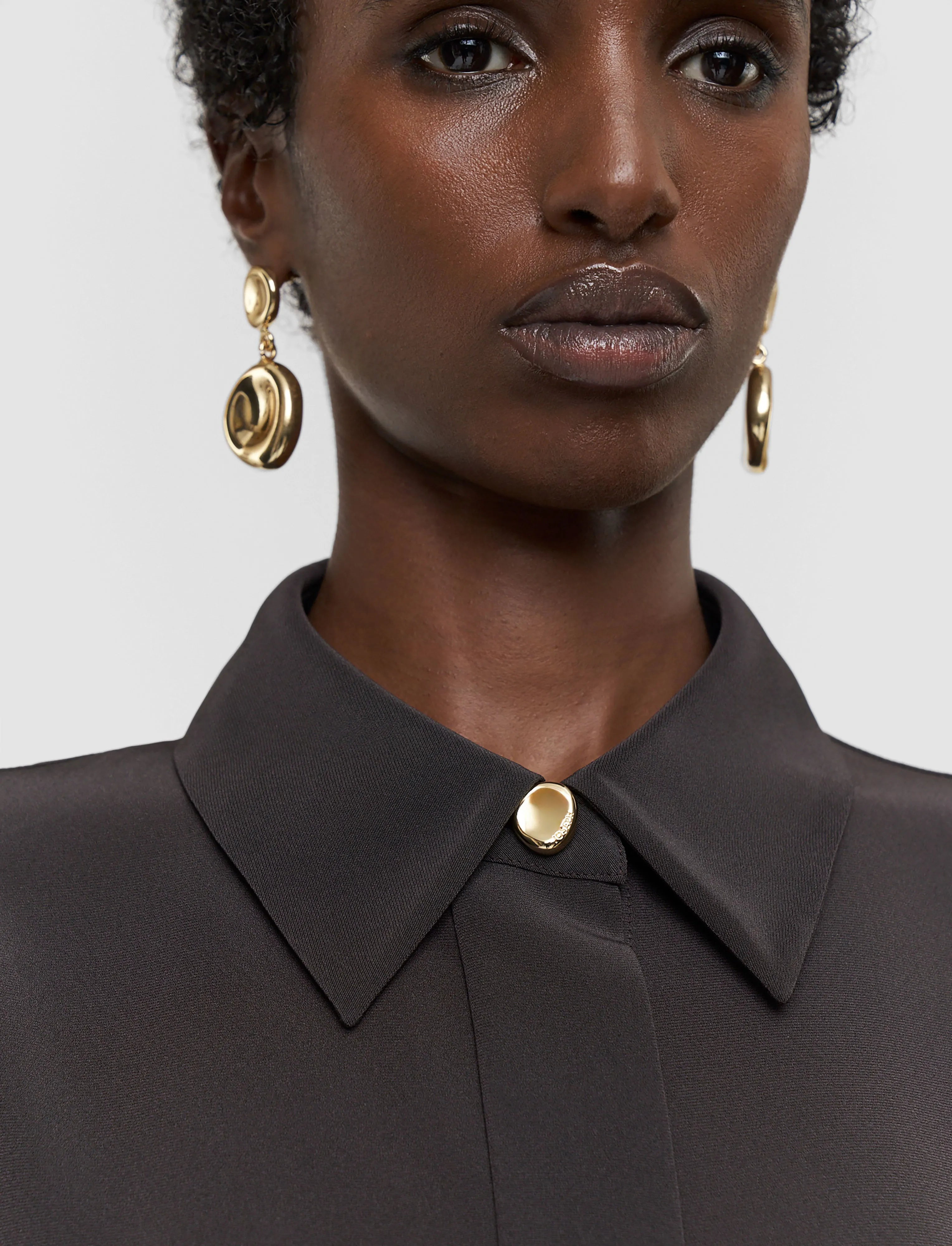 Camilia Satin Twill Blouse sold by Joseph product image thumbnail 4