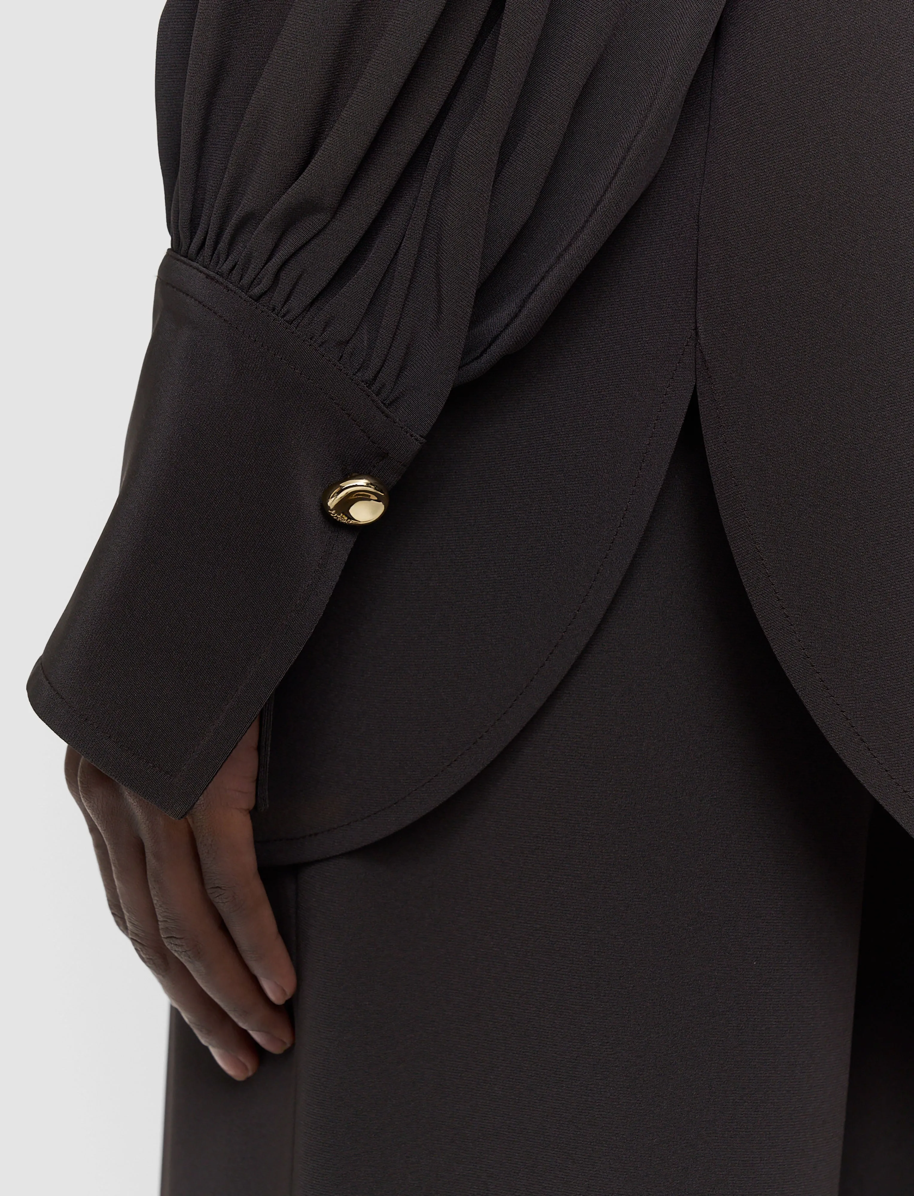 Camilia Satin Twill Blouse sold by Joseph product image thumbnail 5