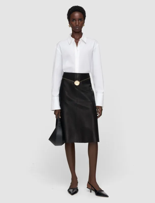 Nellie Cotton Poplin Shirt sold by Joseph