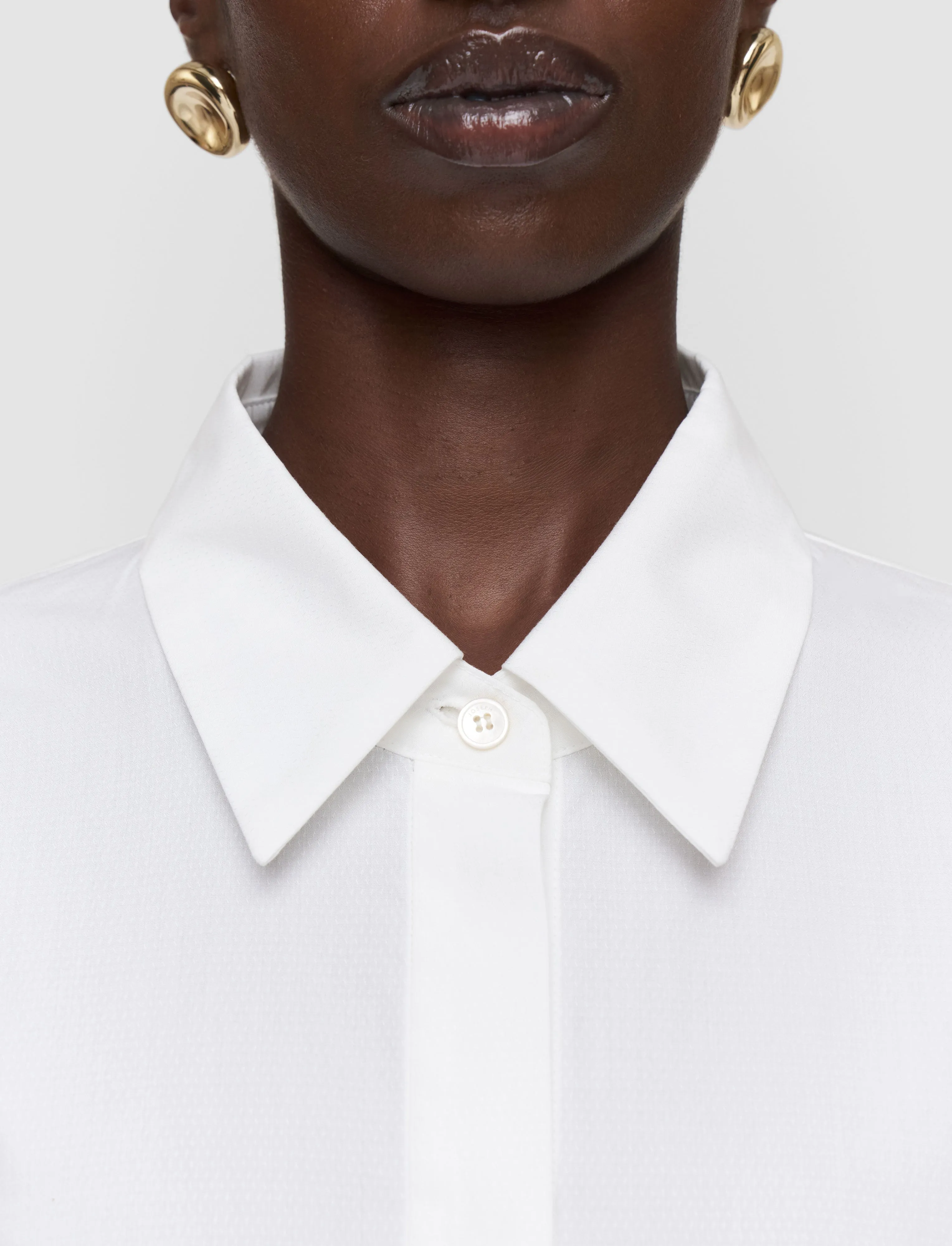 Nellie Cotton Poplin Shirt sold by Joseph product image thumbnail 4