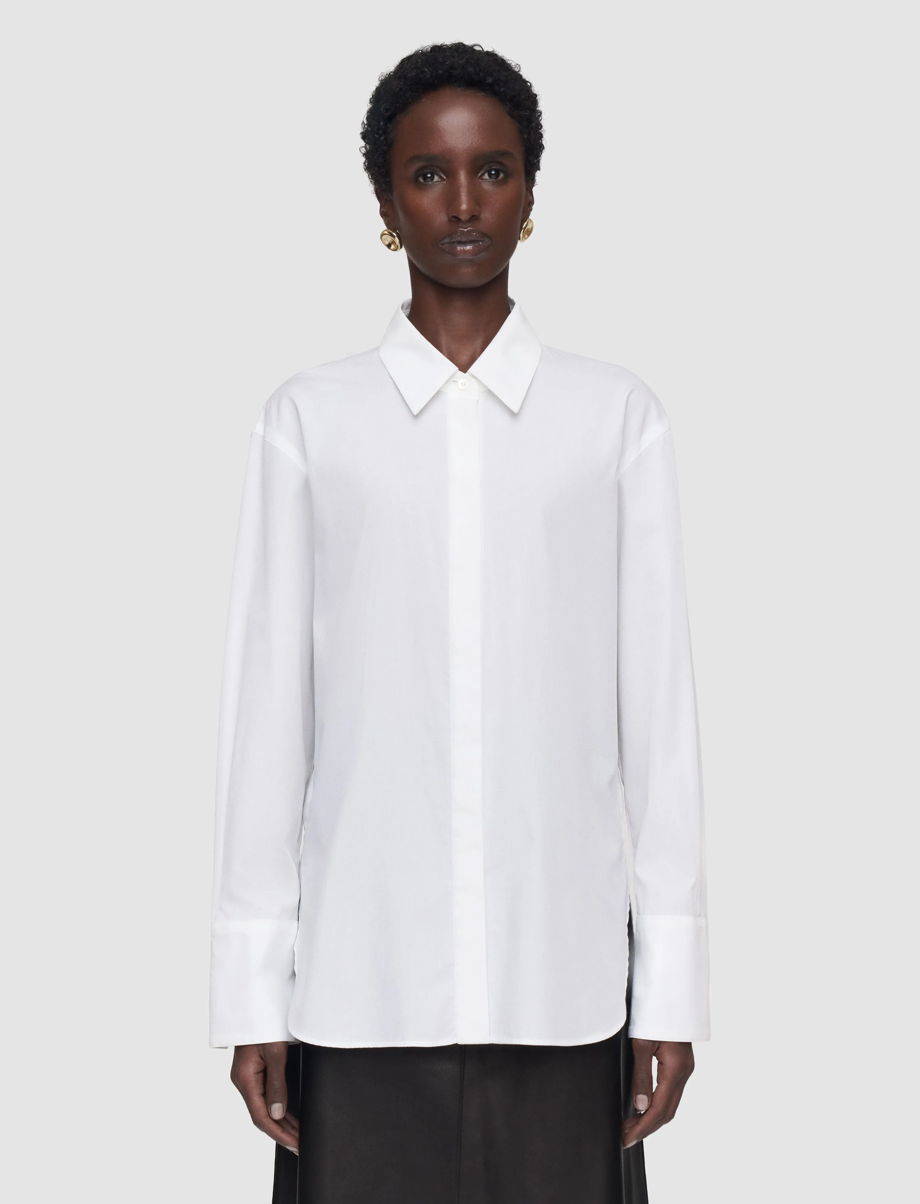 Nellie Cotton Poplin Shirt sold by Joseph product image thumbnail 2