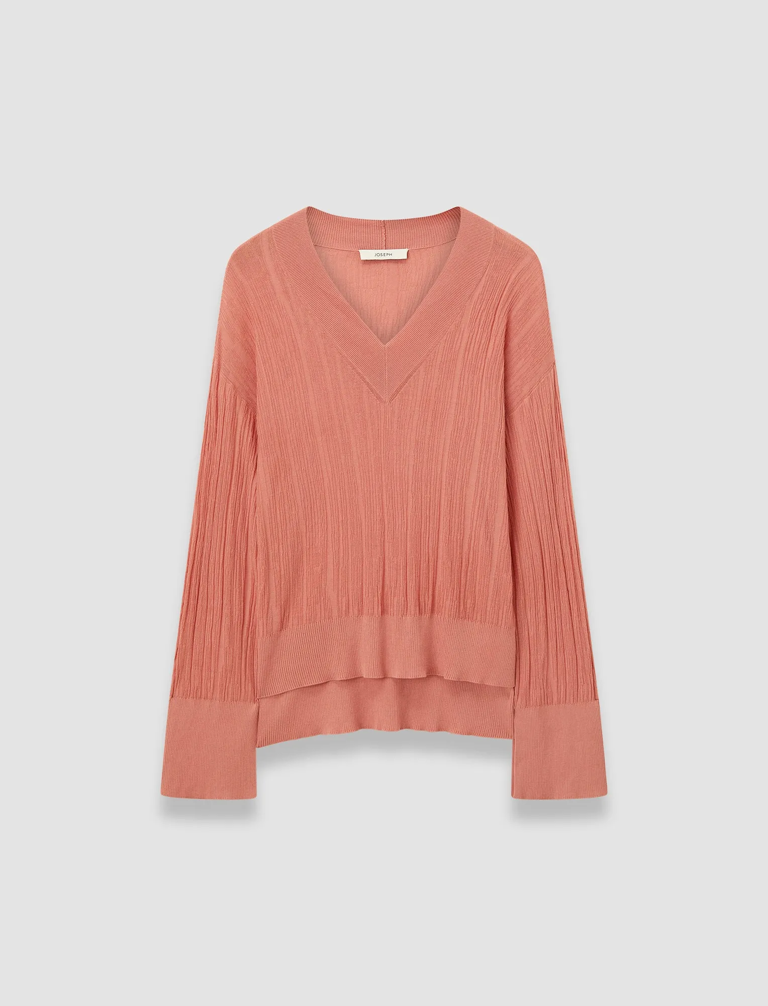 Jardin Silk Cotton Rib Jumper sold by Joseph