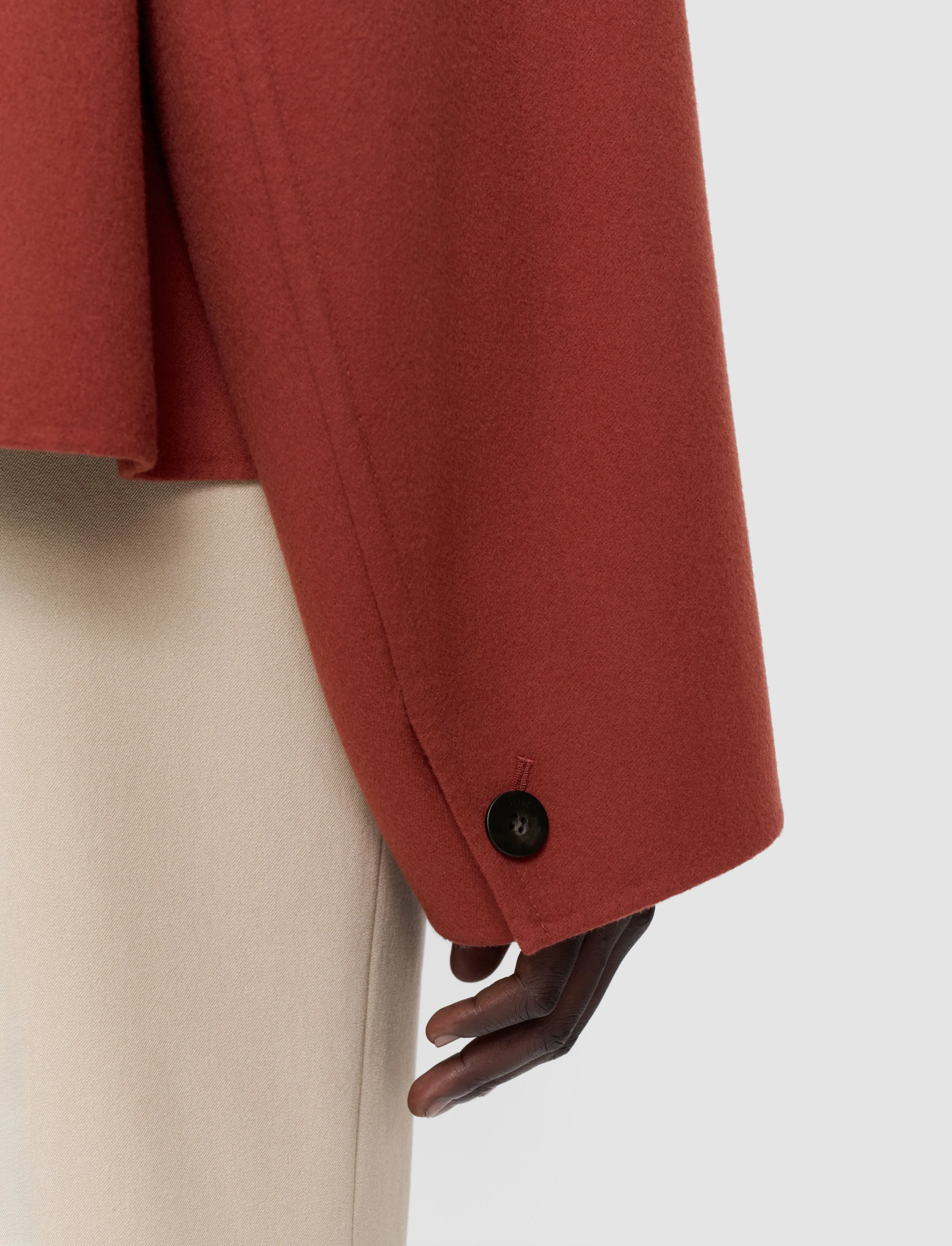 Kalaa Light Double Face Wool Jacket sold by Joseph product image thumbnail 4