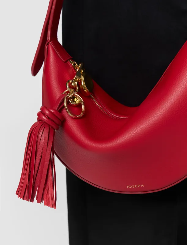 Clover Leather Tassel Keyring made by Joseph