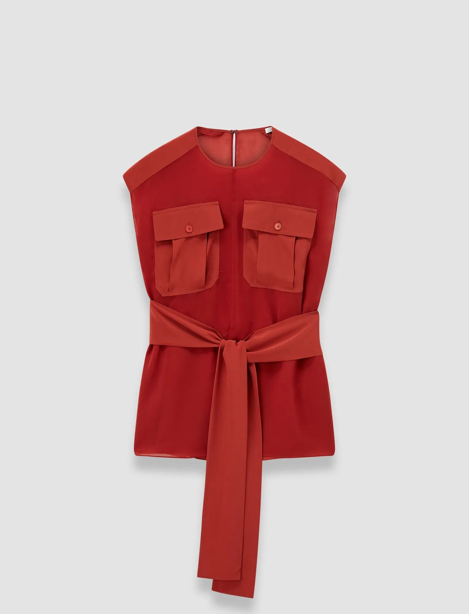 Kniza Crepe de Soie Silk Blouse sold by Joseph