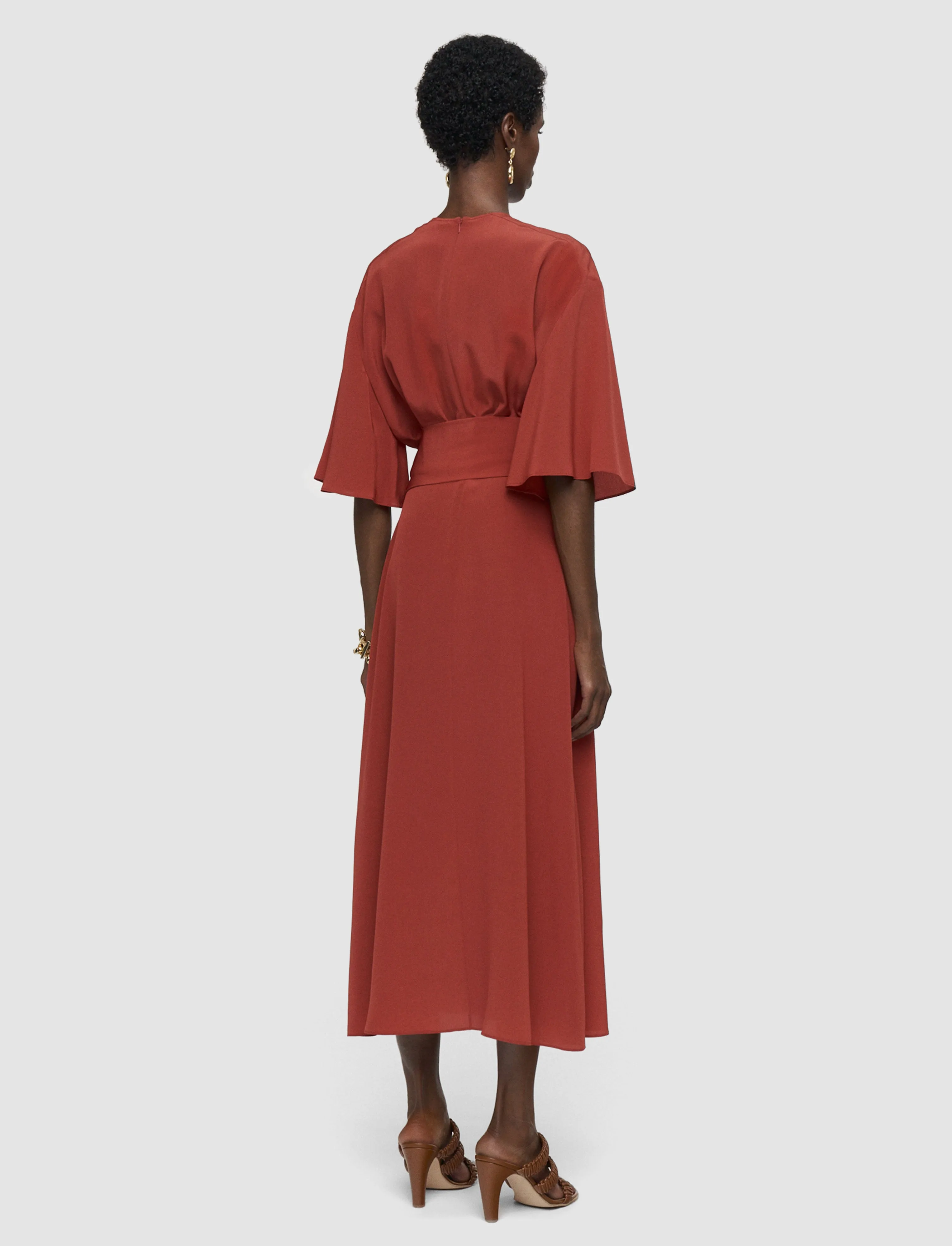 Silsila Crepe de Soie Silk Dress sold by Joseph product image thumbnail 2