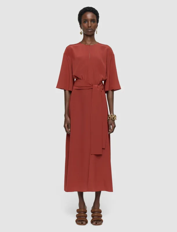 Silsila Crepe de Soie Silk Dress sold by Joseph