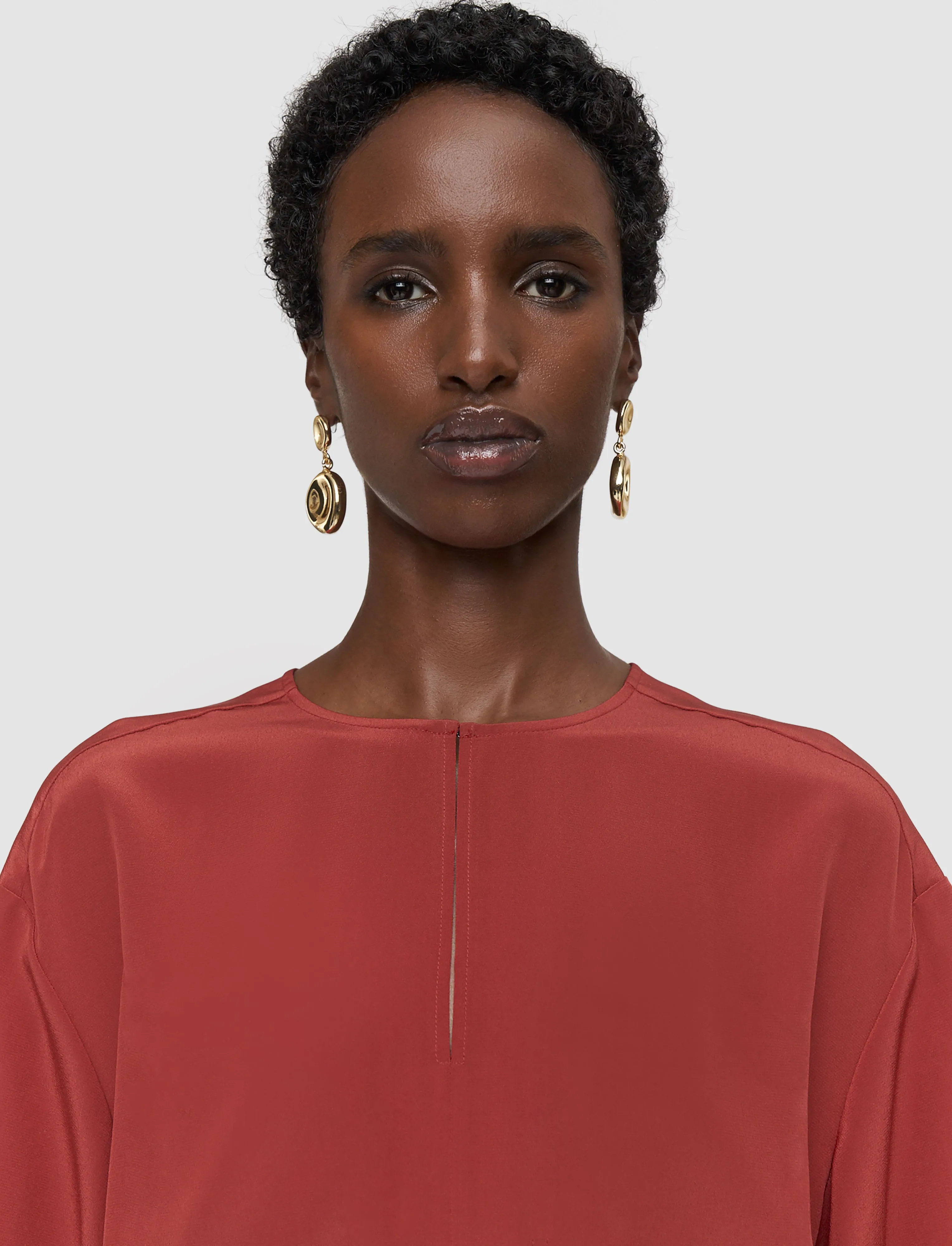 Silsila Crepe de Soie Silk Dress sold by Joseph product image thumbnail 3