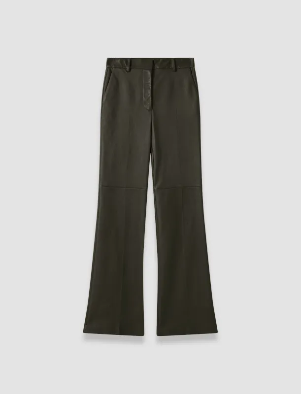 Tafira Leather Stretch Trousers sold by Joseph