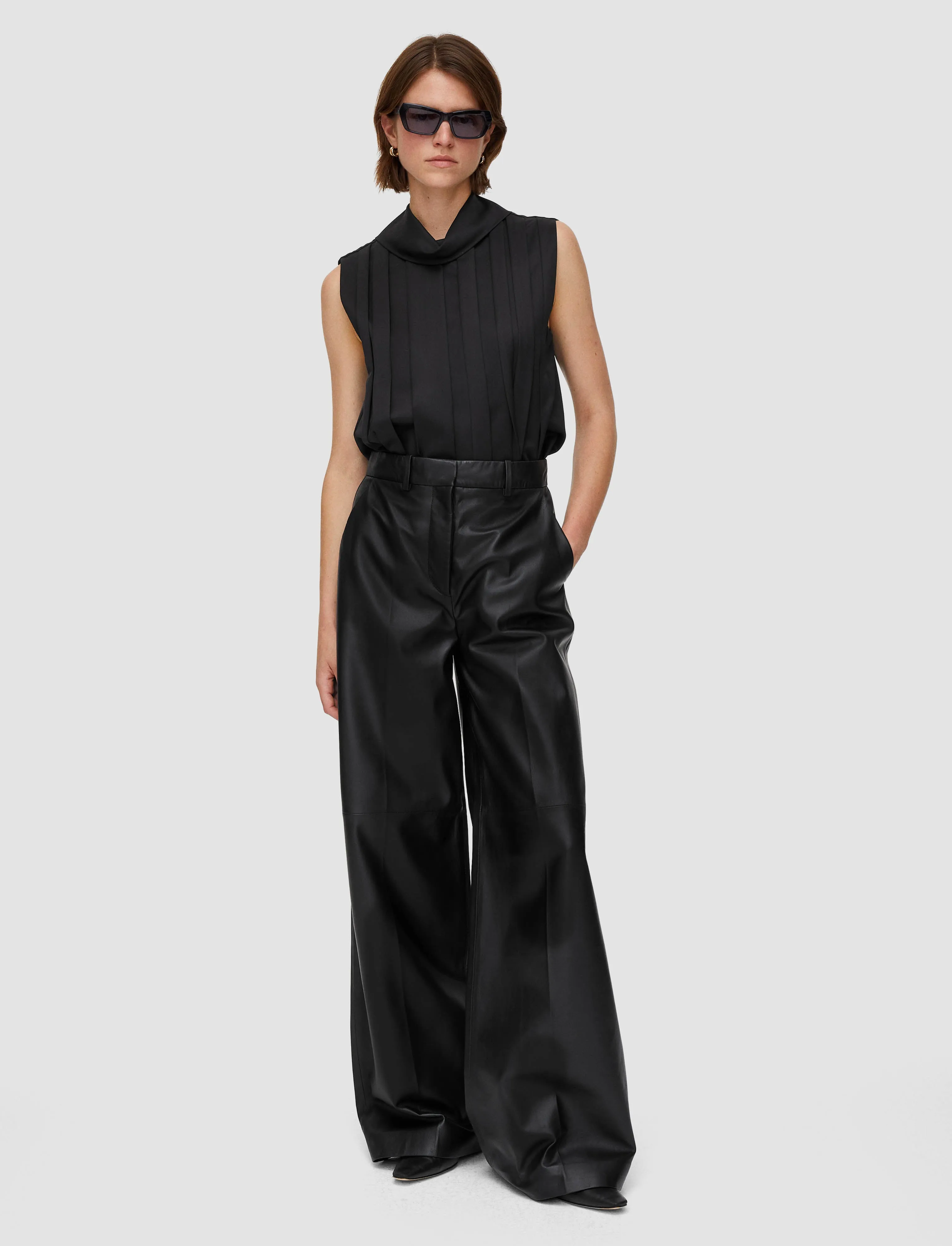 Alana Nappa Leather Trousers sold by Joseph product image thumbnail 2