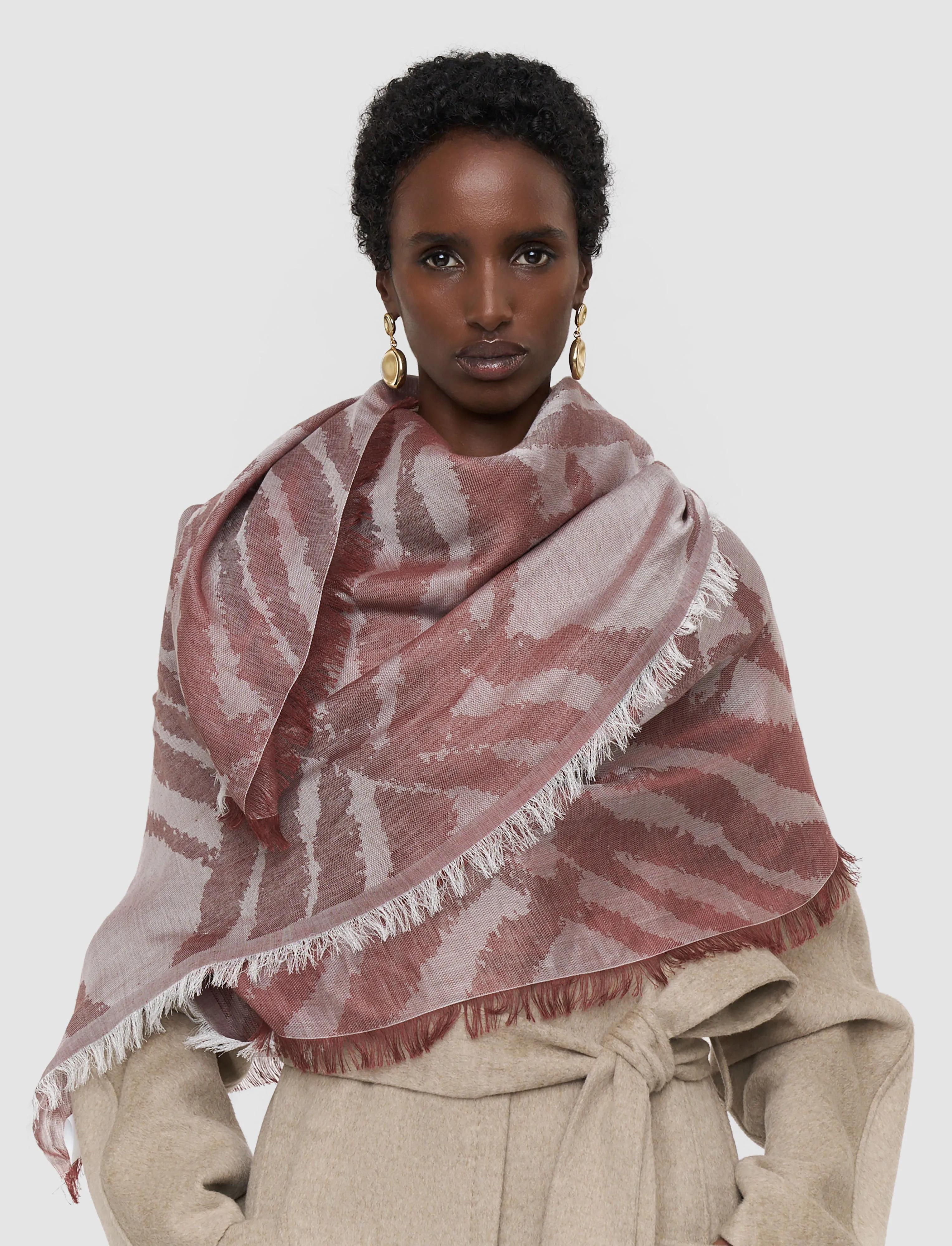 Aster Linen Blend Scarf sold by Joseph product image thumbnail 3