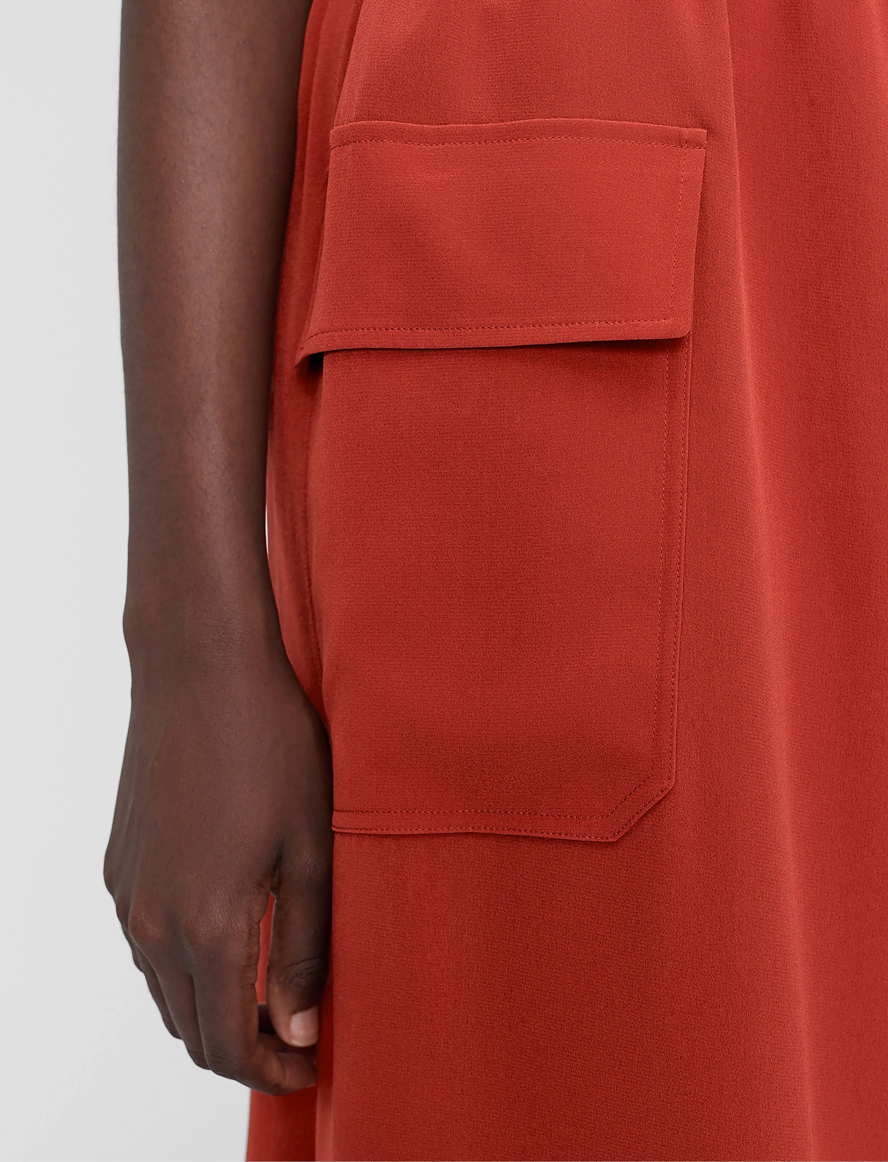 Charai Crepe de Soie Silk Skirt sold by Joseph product image thumbnail 4