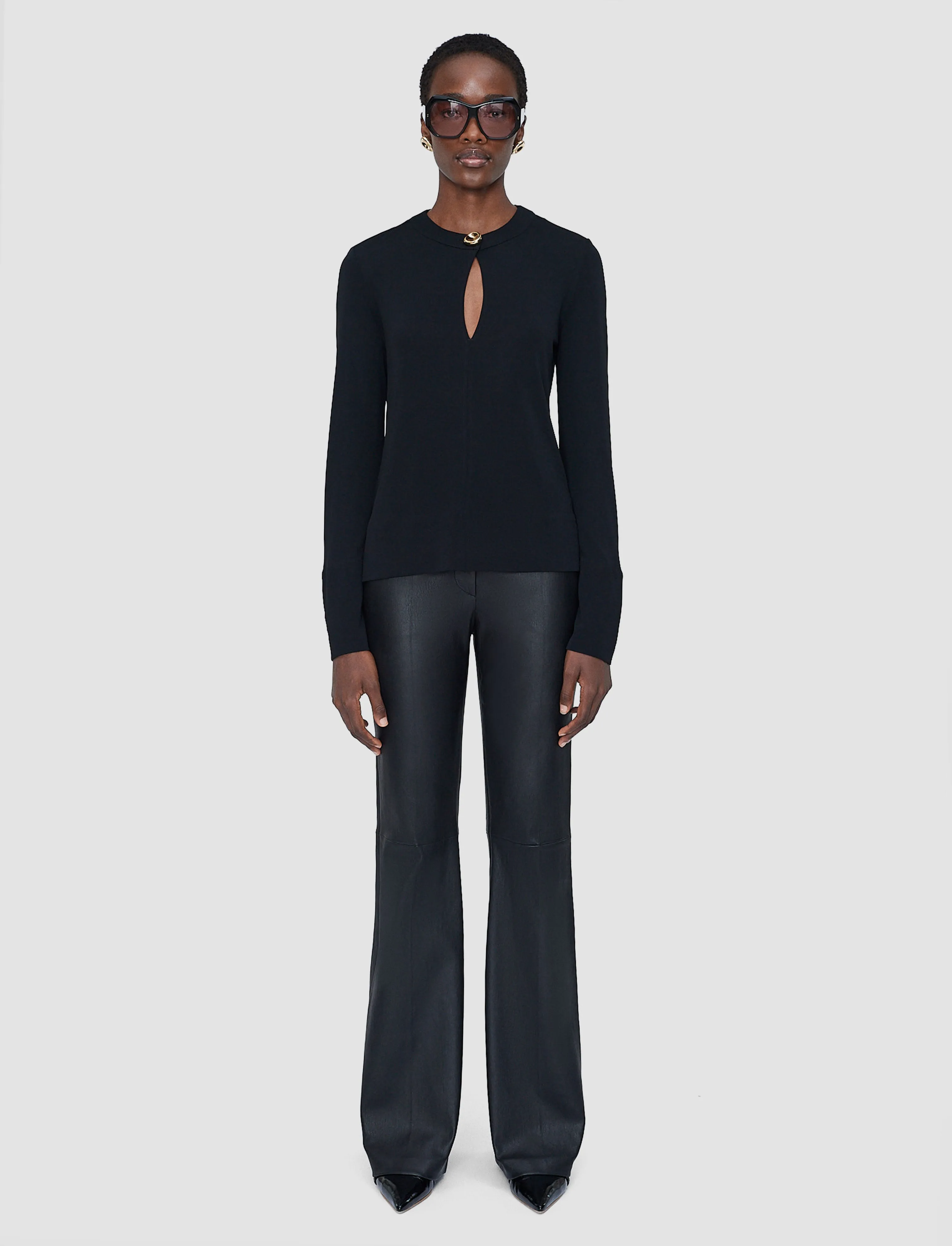 Fabiola Fluid Jersey Blouse sold by Joseph