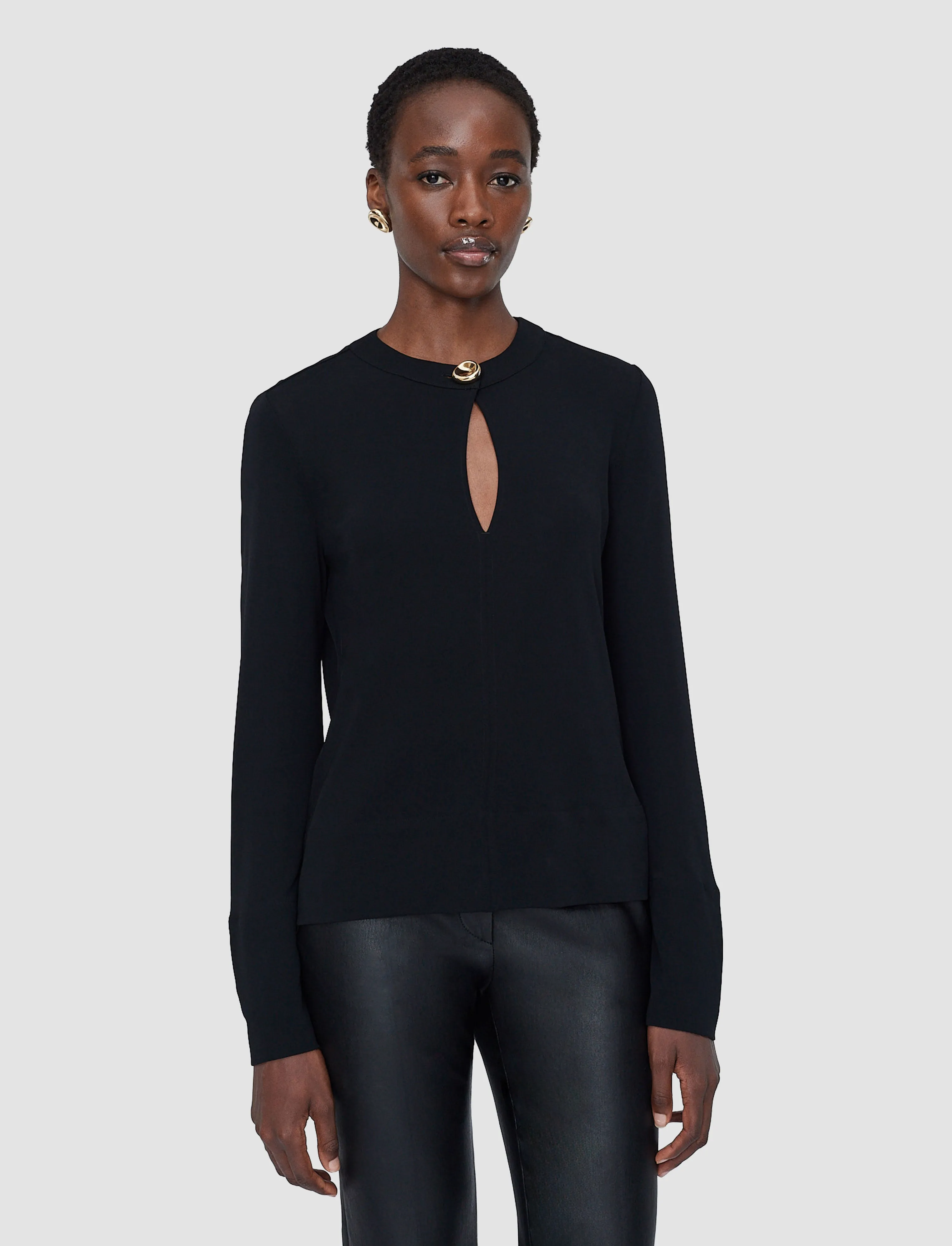 Fabiola Fluid Jersey Blouse sold by Joseph product image thumbnail 2