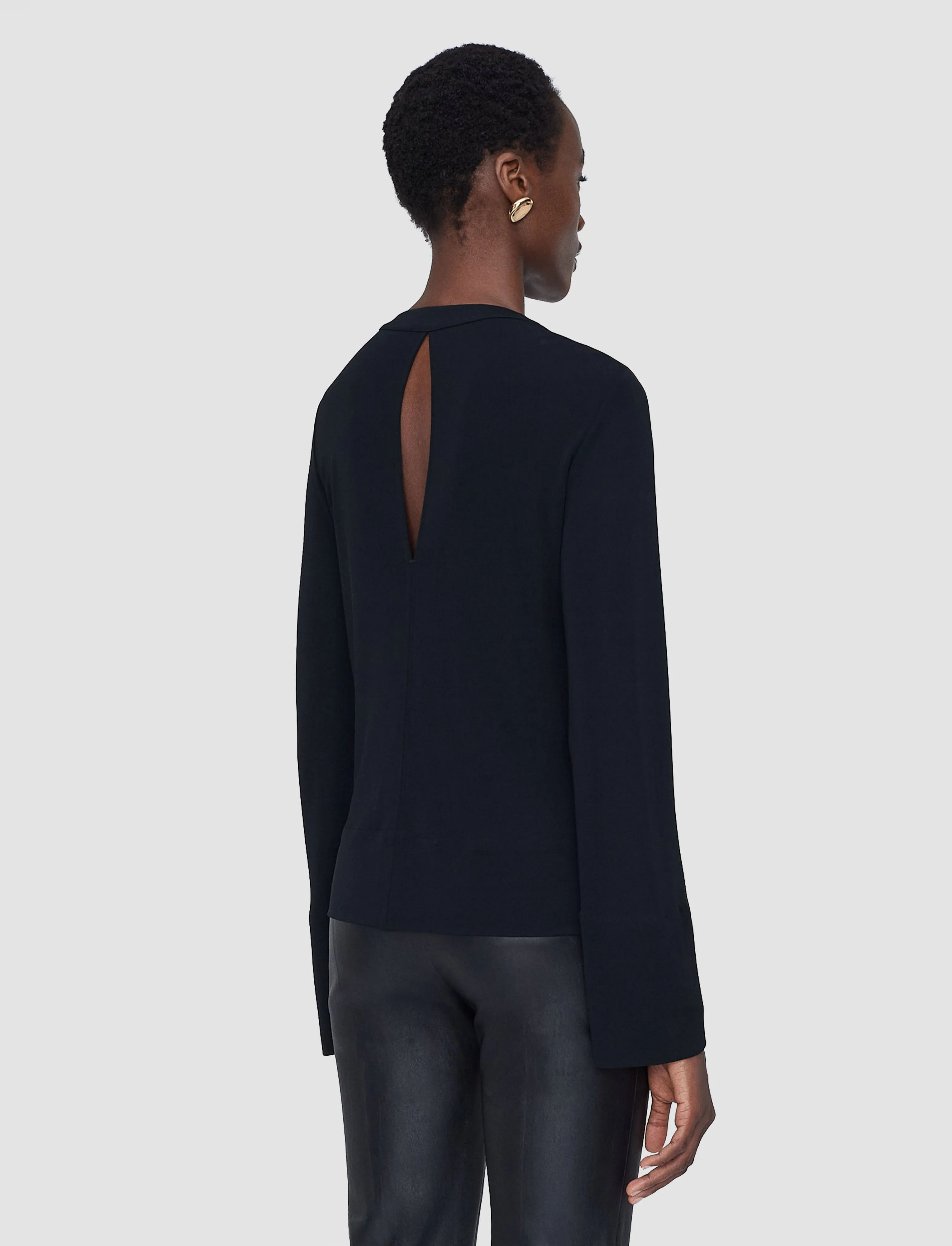 Fabiola Fluid Jersey Blouse sold by Joseph product image thumbnail 3