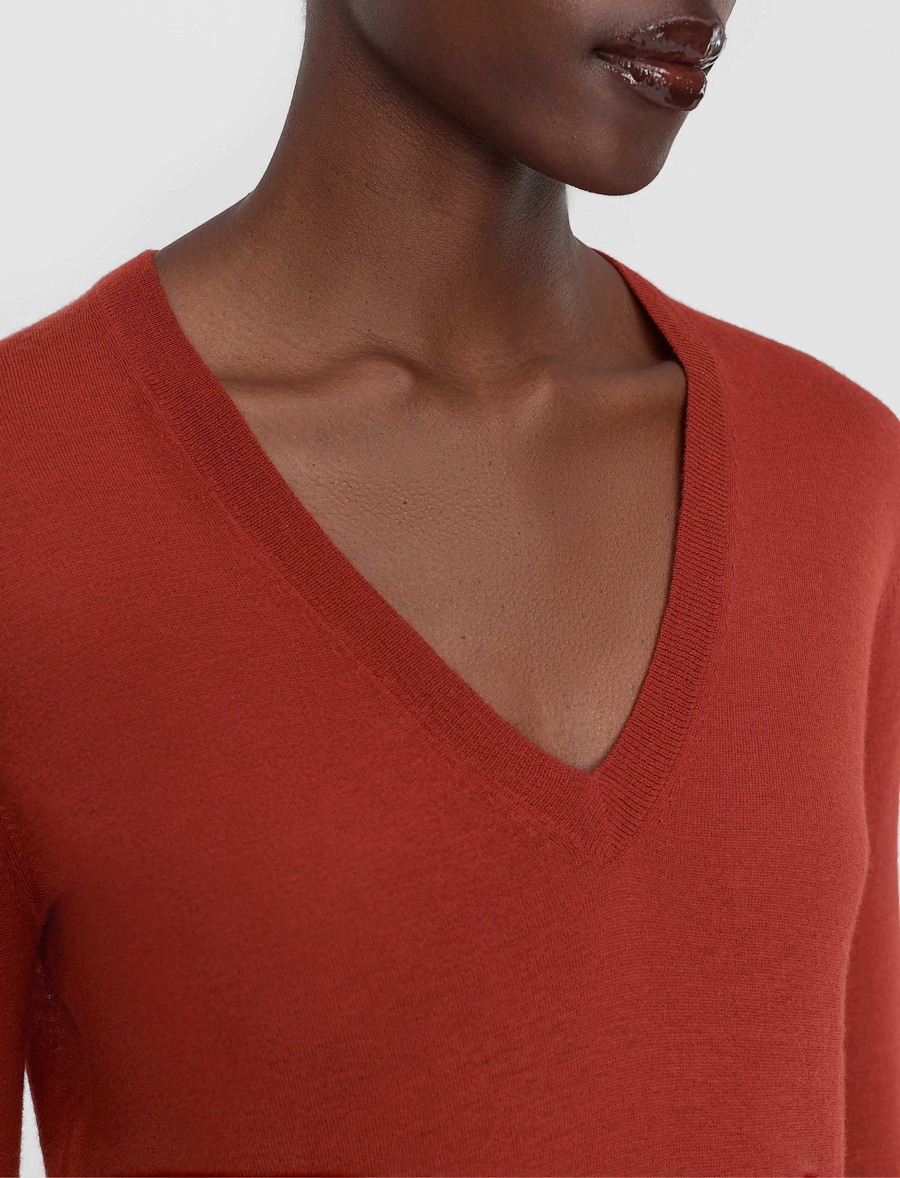 Cashair V Neck Jumper sold by Joseph product image thumbnail 4