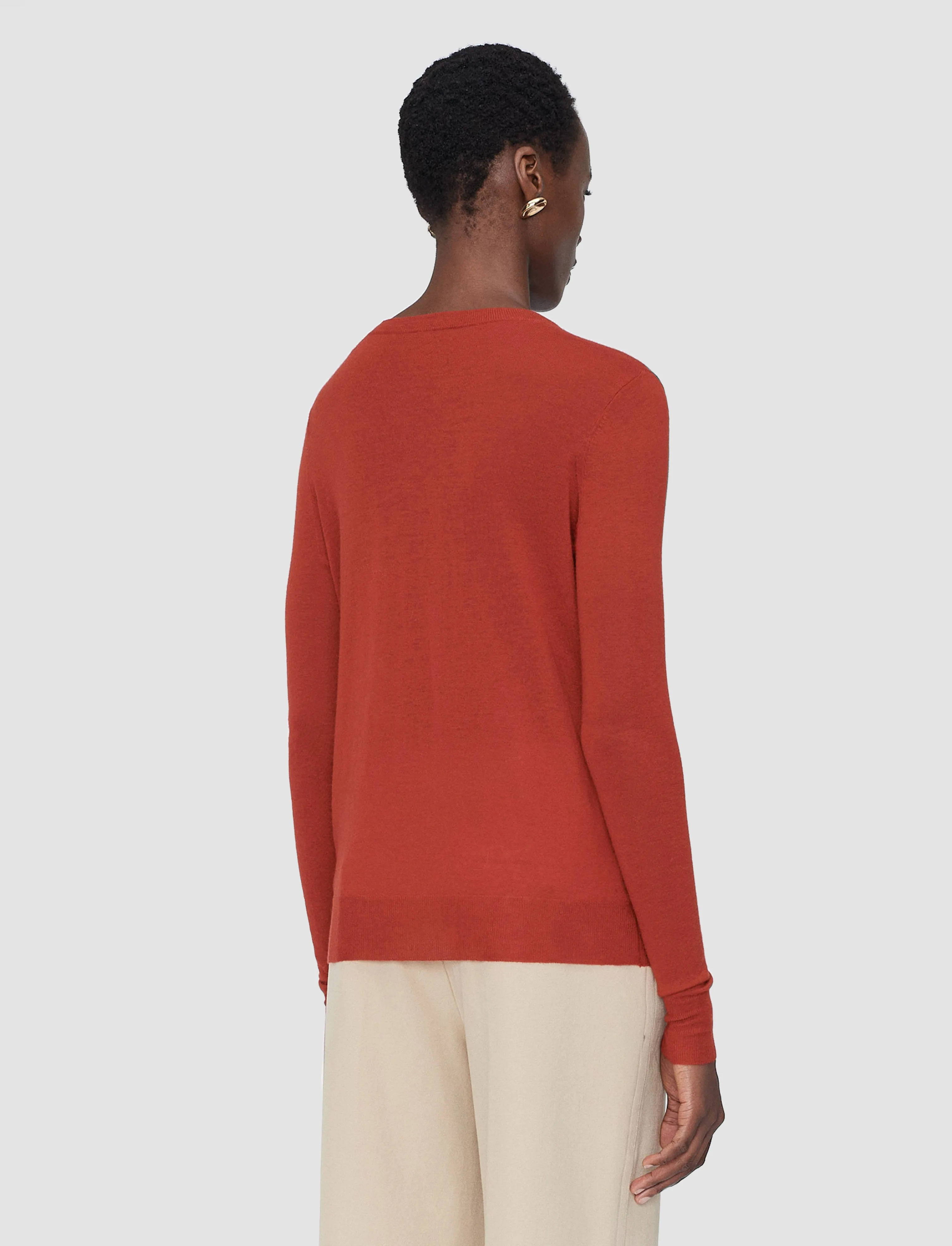 Cashair V Neck Jumper sold by Joseph product image thumbnail 3