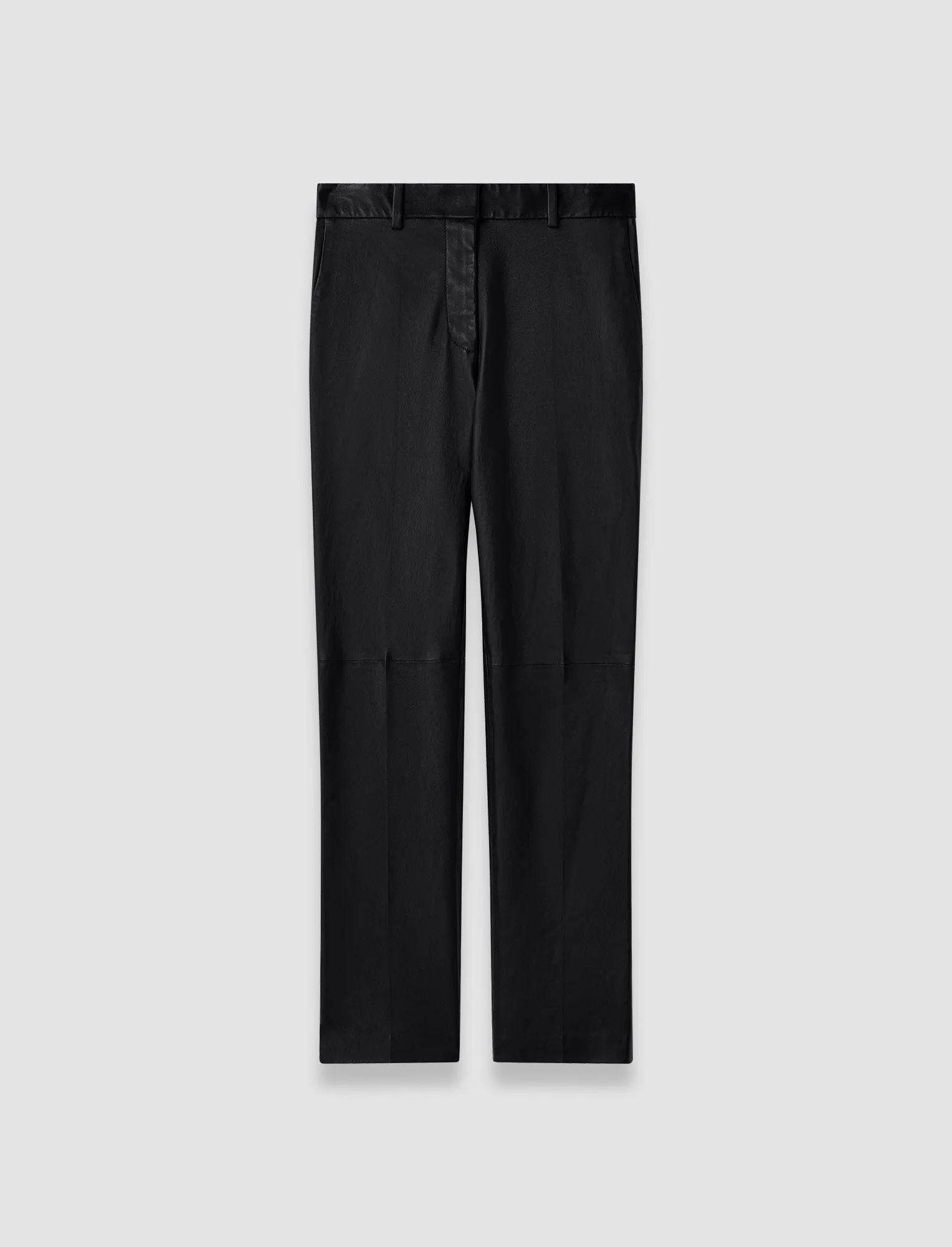 Coleman Long Leather Stretch Trousers sold by Joseph