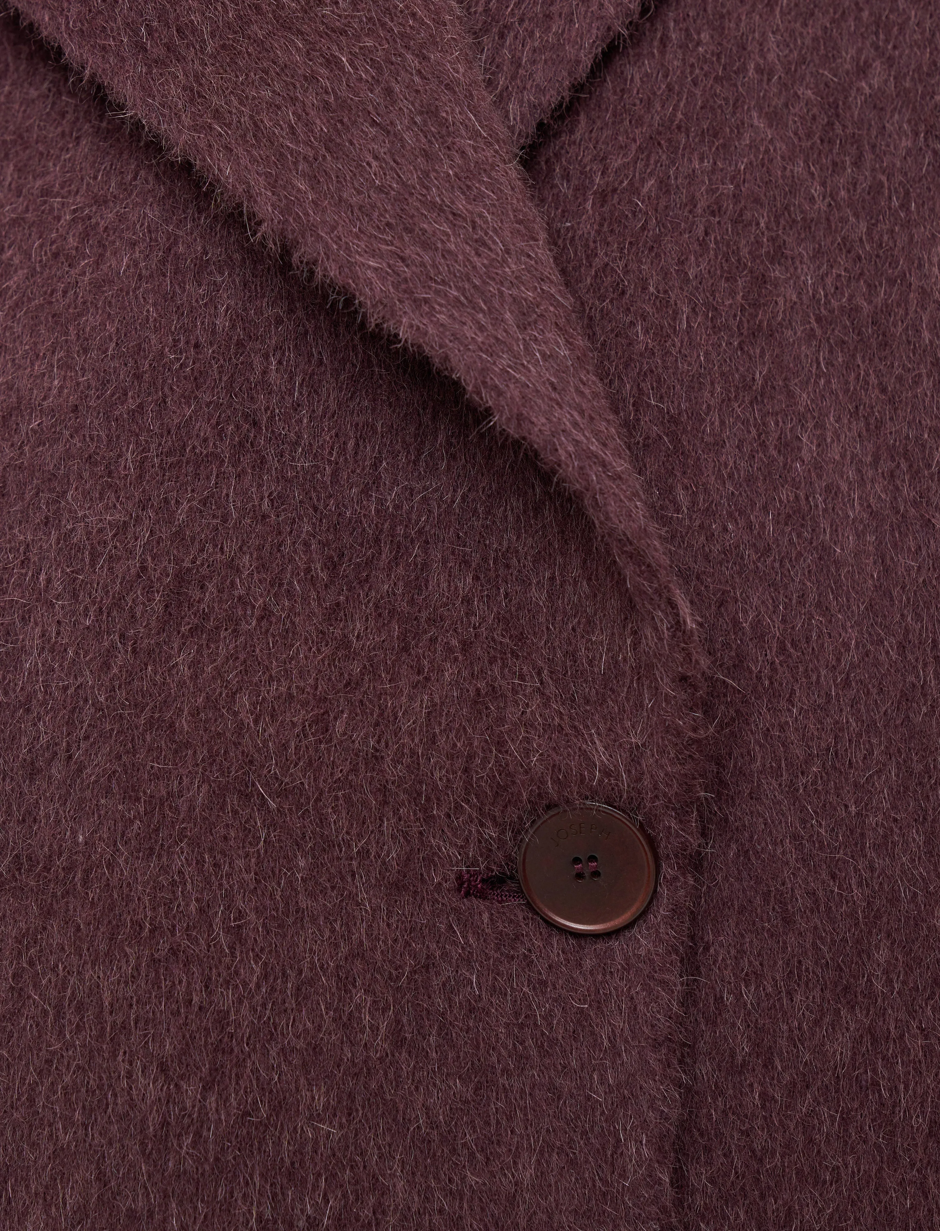 Yves Brushed Double Face Alpaca Coat sold by Joseph product image thumbnail 5