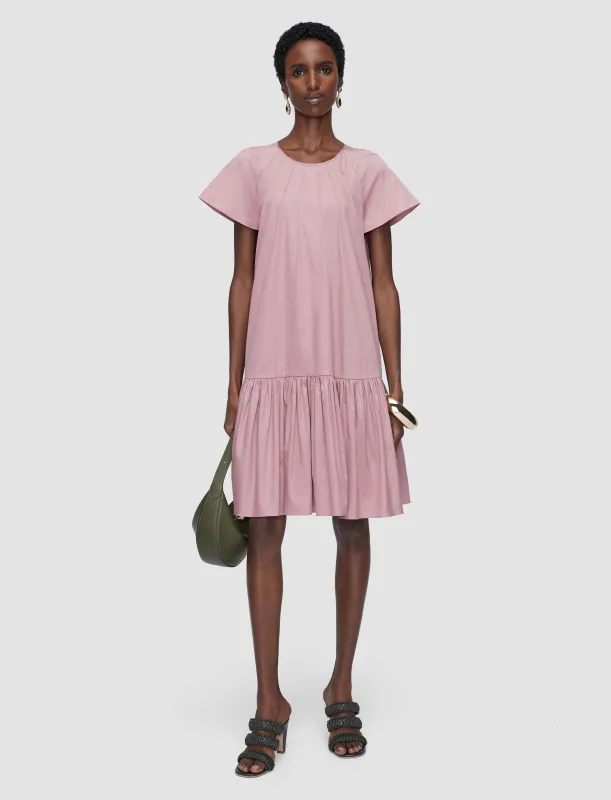 Tazi Cotton Sateen Dress made by Joseph