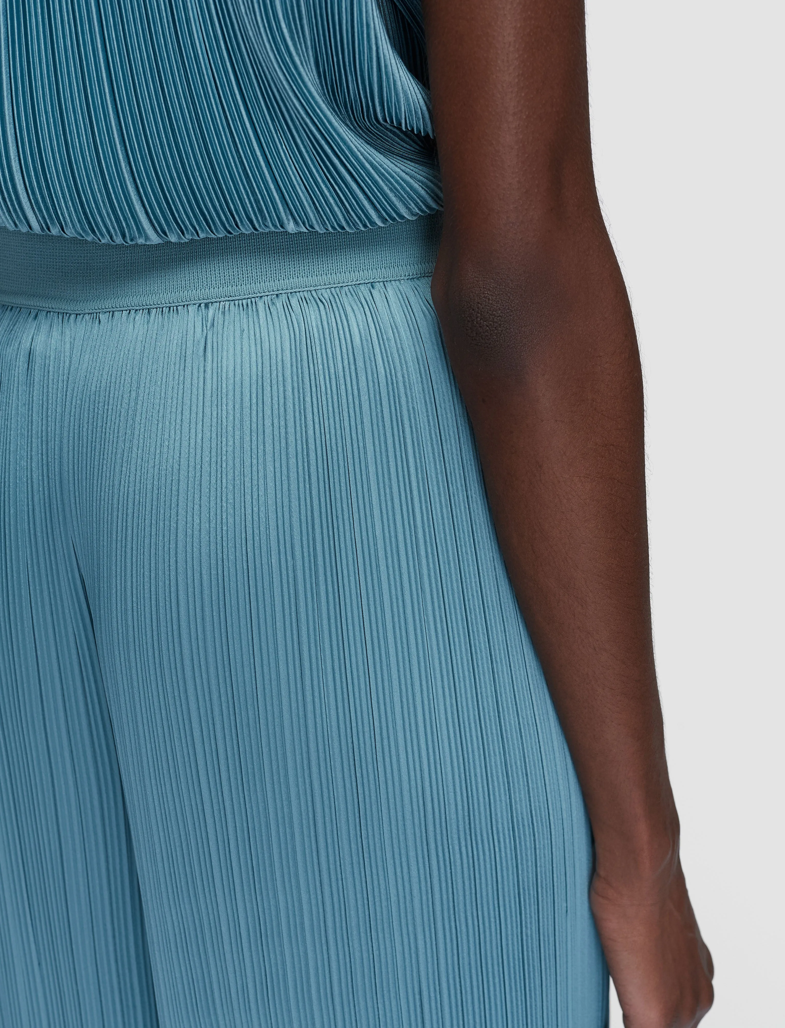 Amber Pleated Satin Trousers sold by Joseph product image thumbnail 4