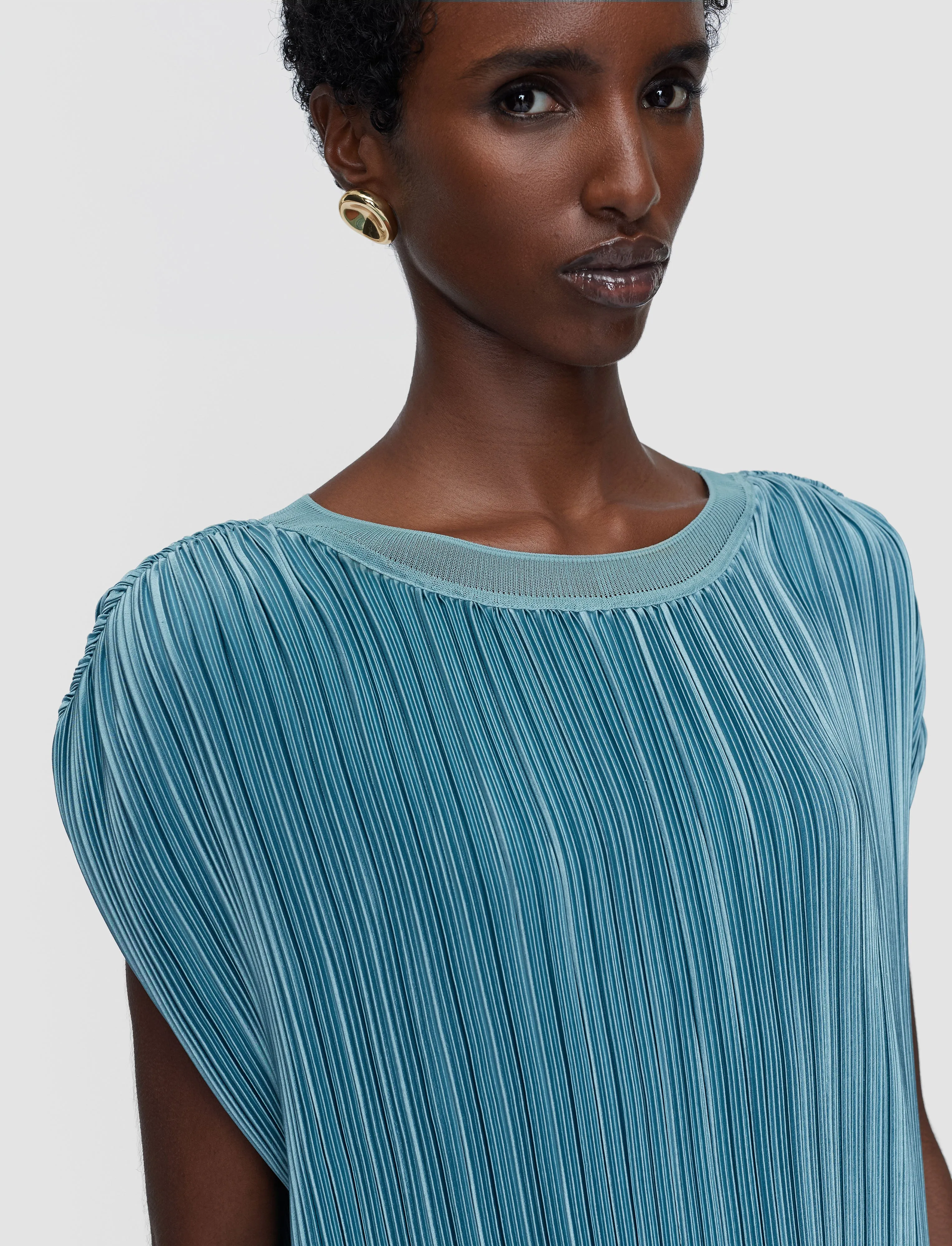 Cedre Pleated Satin Top sold by Joseph product image thumbnail 4