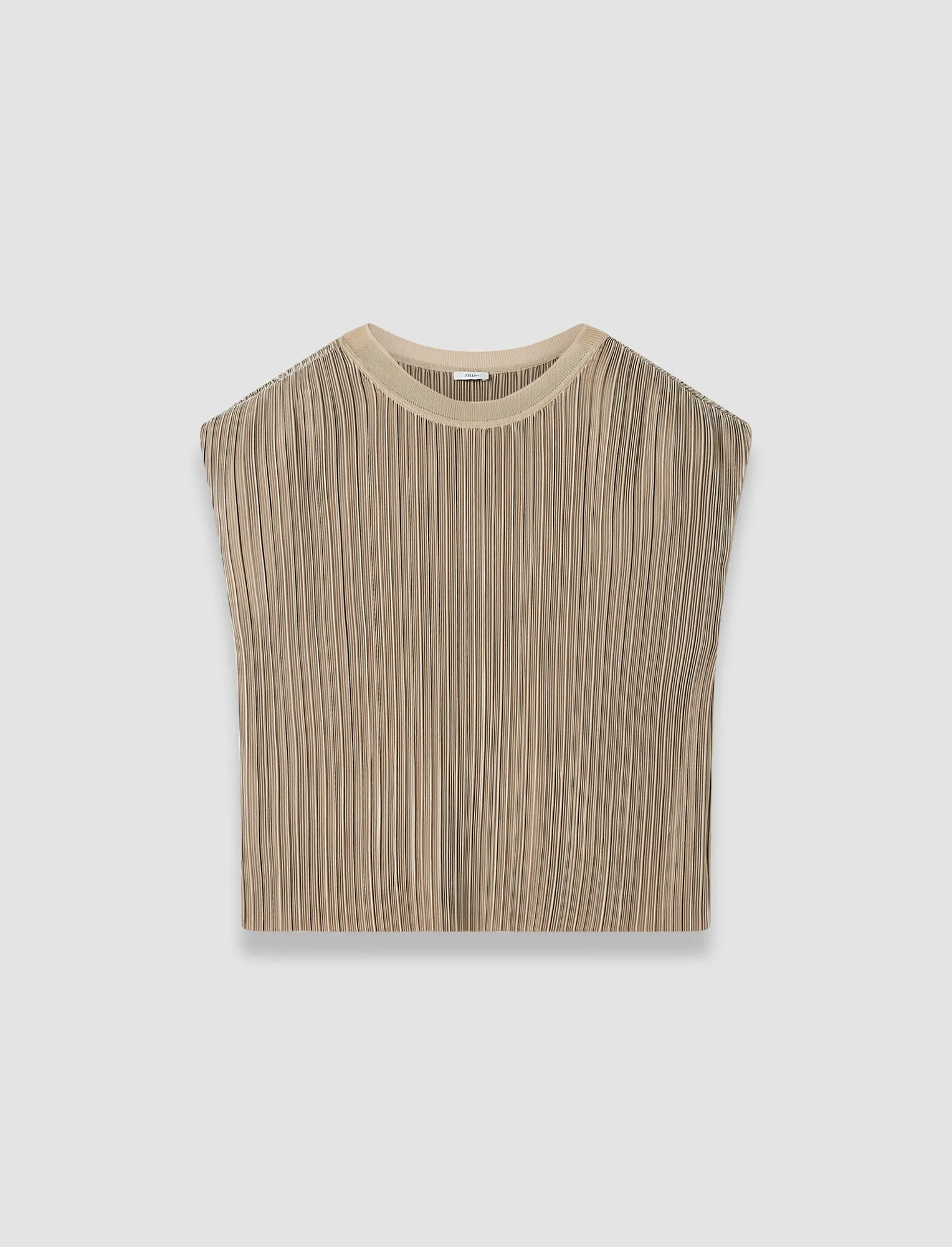 Cedre Pleated Satin Top sold by Joseph