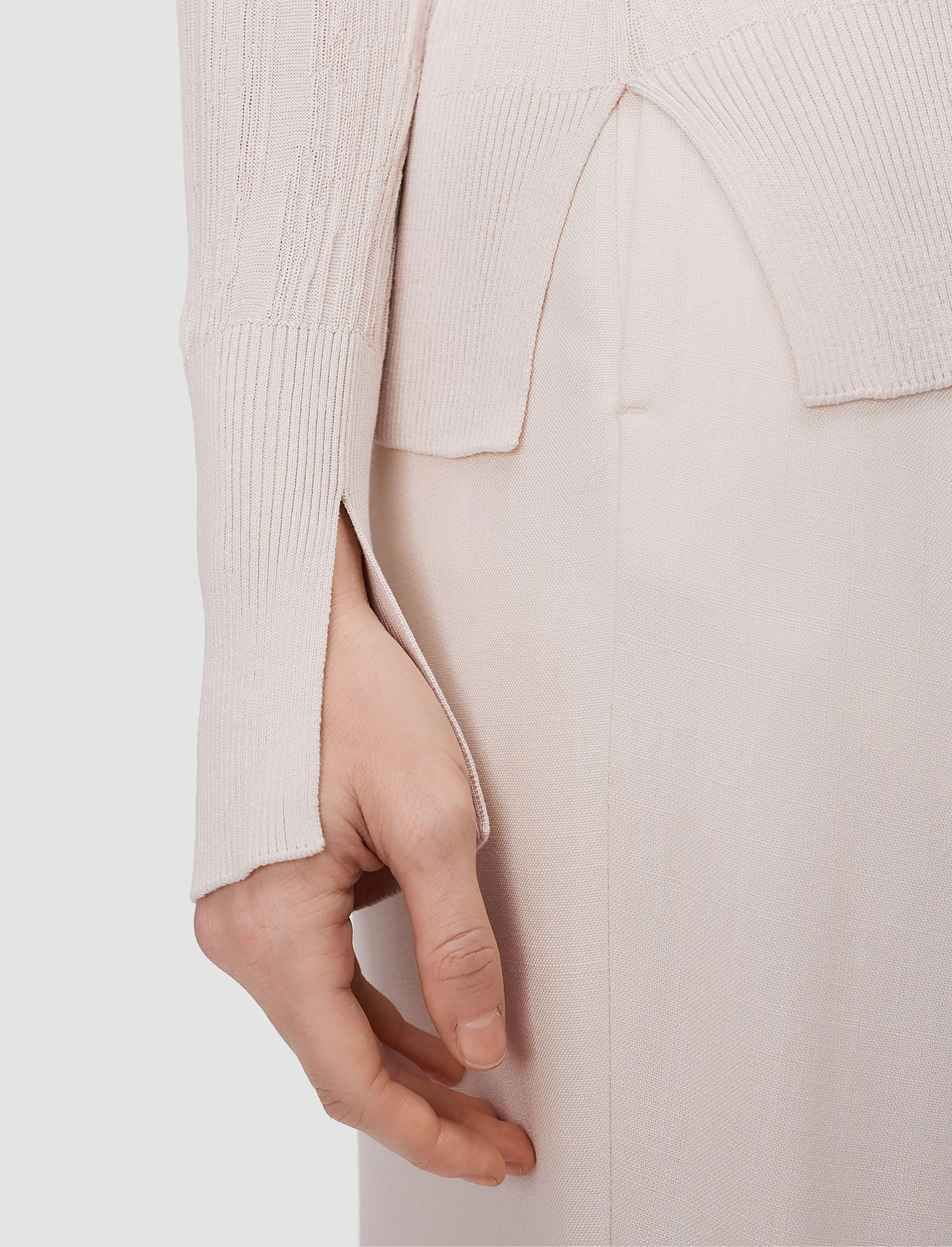 Jardin Silk Cotton Rib Jumper sold by Joseph product image thumbnail 5