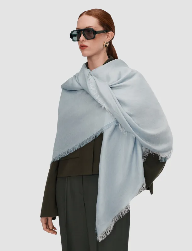 Fern Linen Blend Scarf sold by Joseph