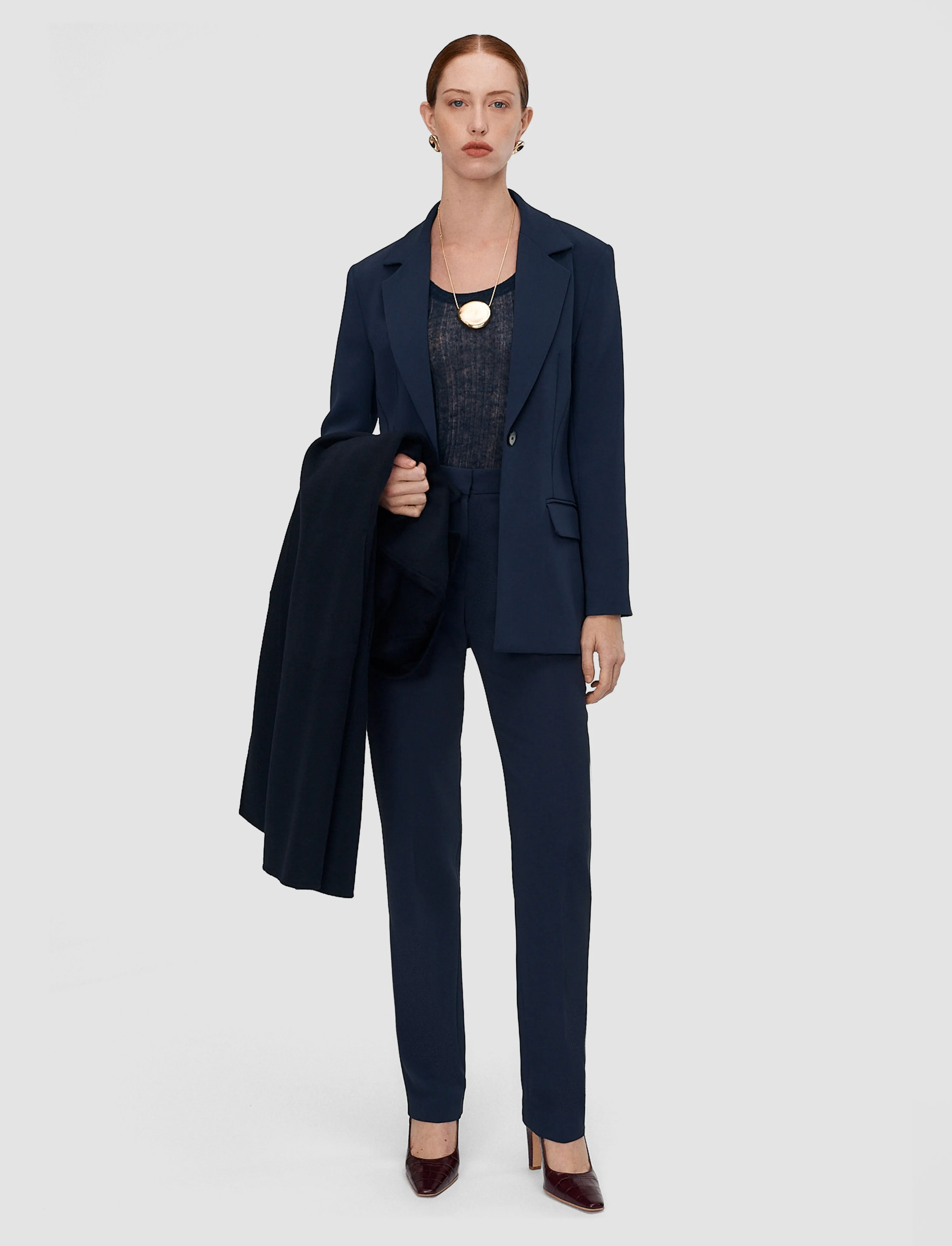 Colburn Comfort Cady Trousers sold by Joseph product image thumbnail 5