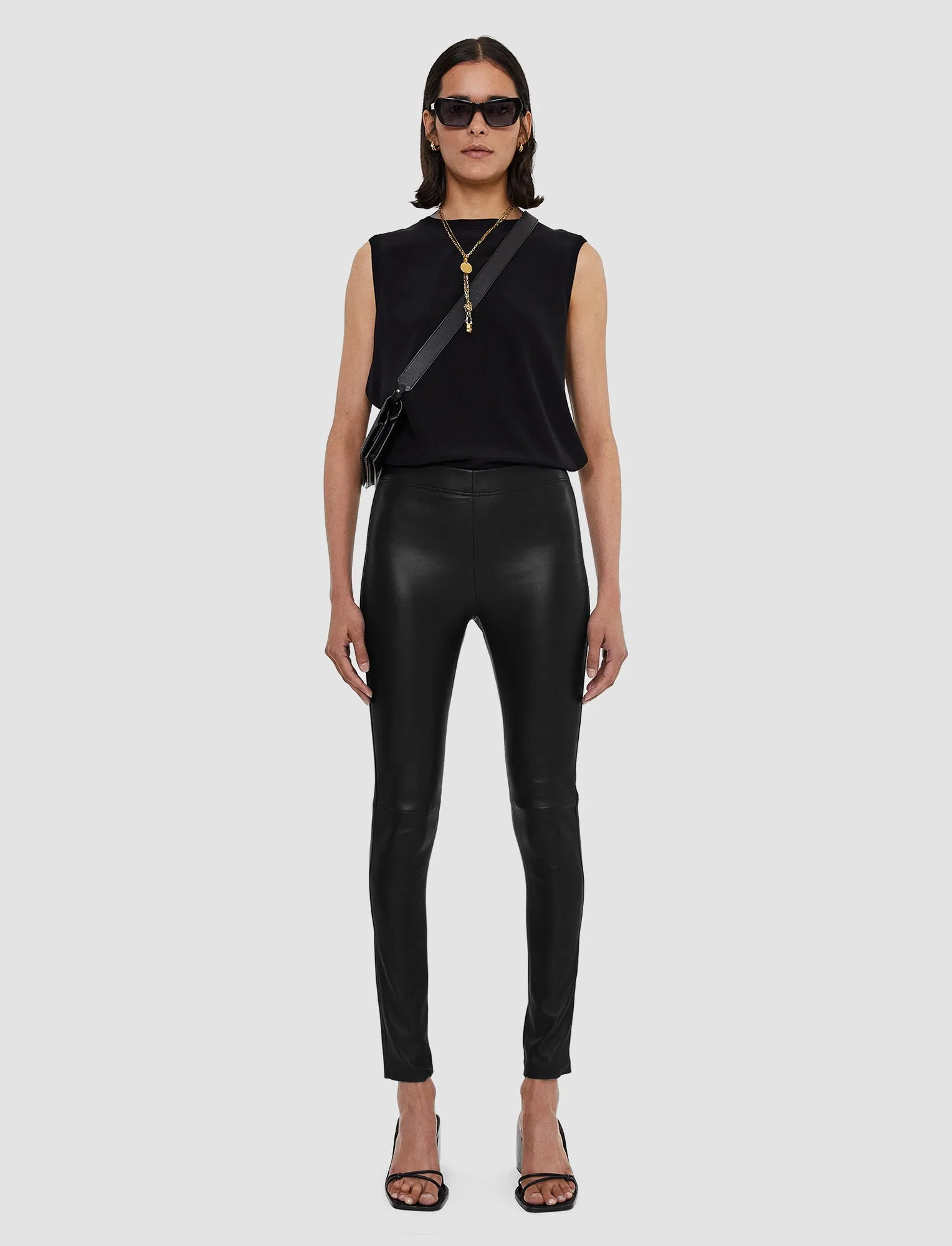 Leather Stretch Leggings sold by Joseph product image thumbnail 3