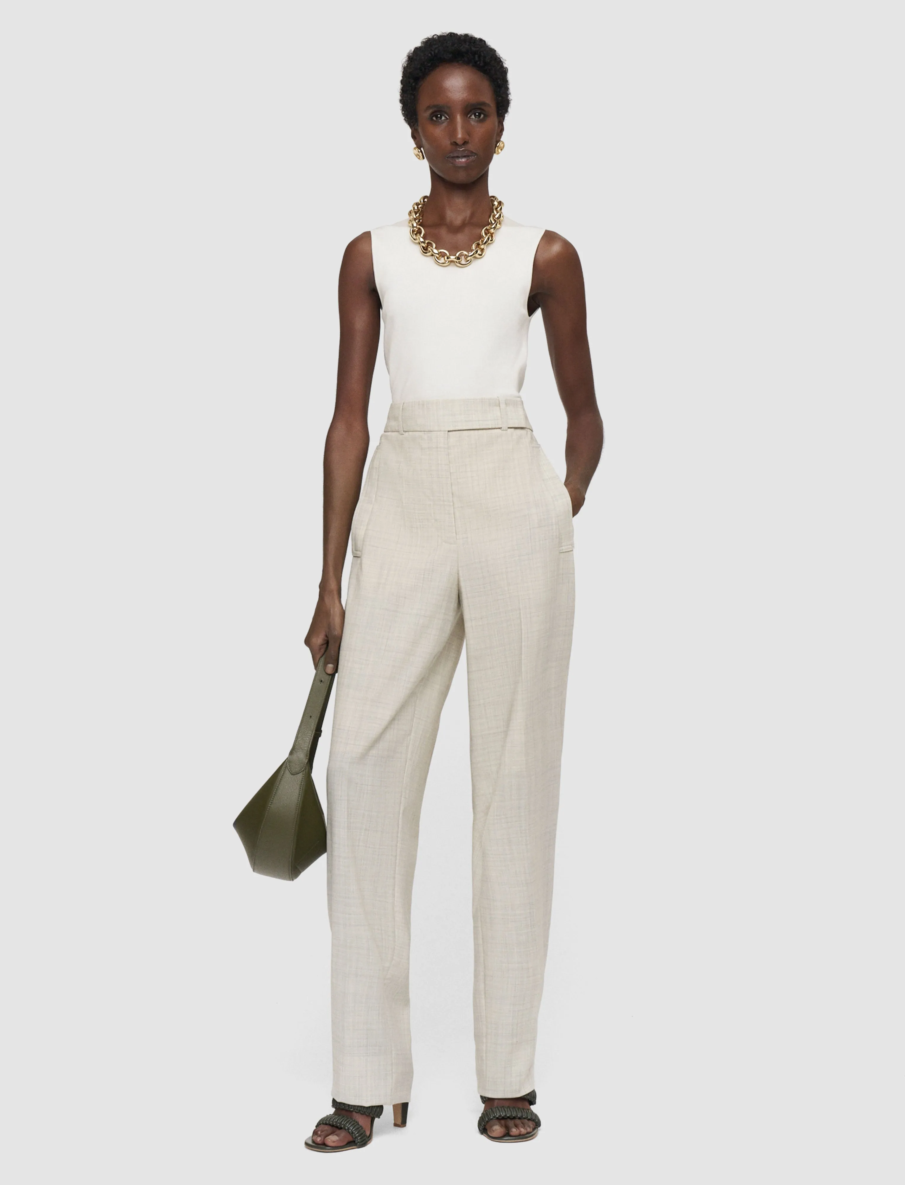 Zen Light Wool Trousers sold by Joseph product image thumbnail 2