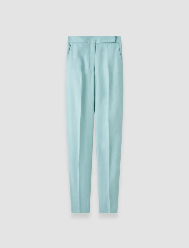 Aix Light Linen Blend Trousers sold by Joseph