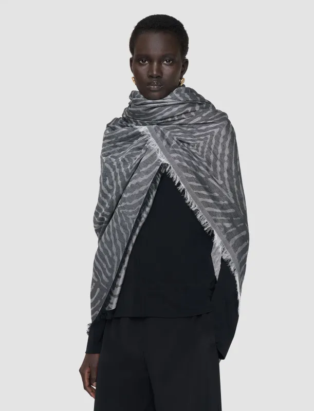 Posie Linen Blend Scarf sold by Joseph