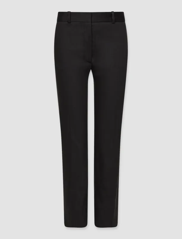 Bing Court Light Gabardine Stretch Trousers made by Joseph